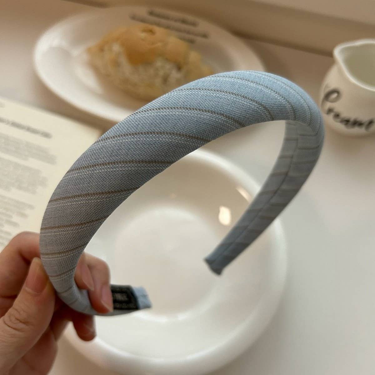 NEW HIGH-END SIMPLE STRIPED HEADBAND