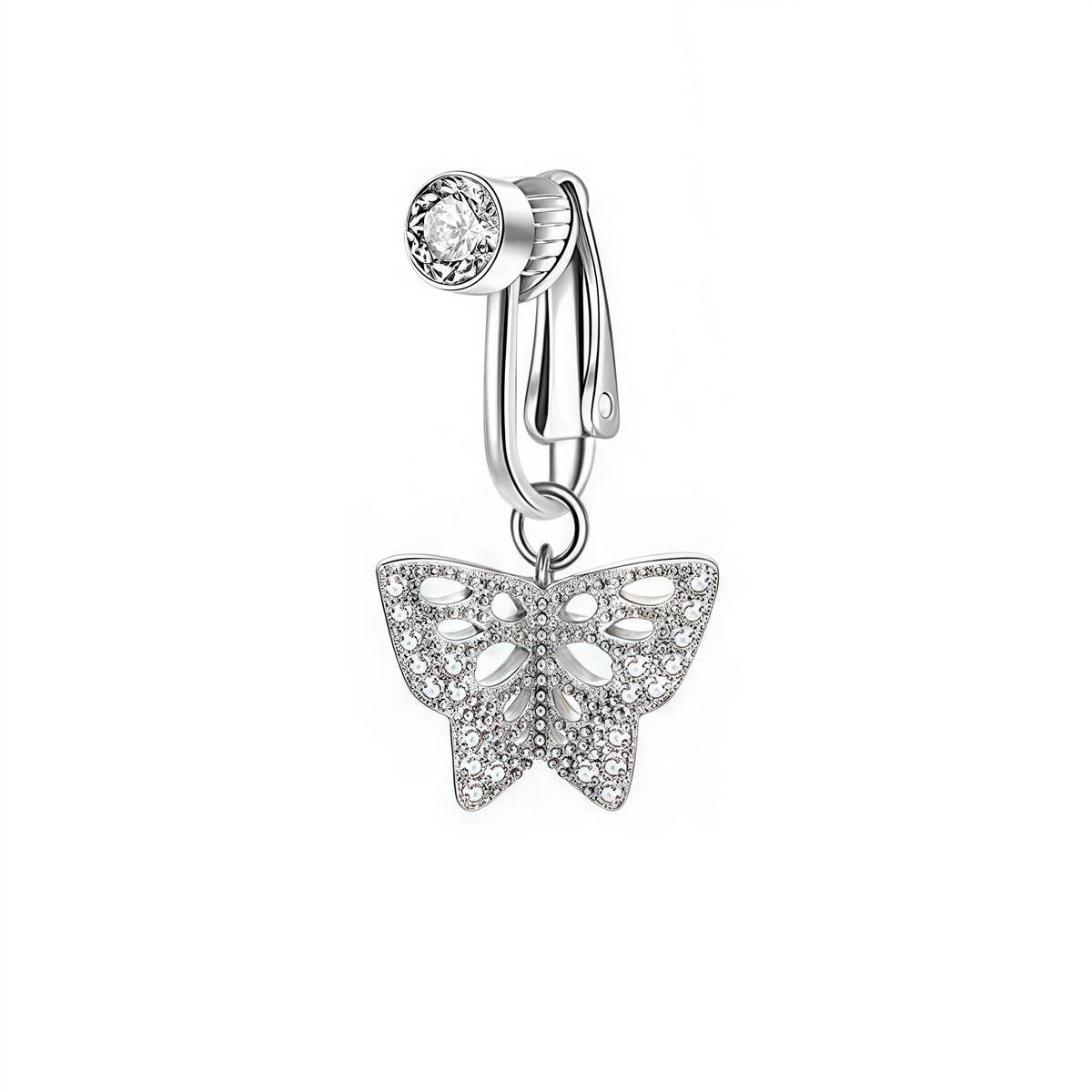 Fake Belly Button Ring ??Clip-On No Piercing_CWMM9191