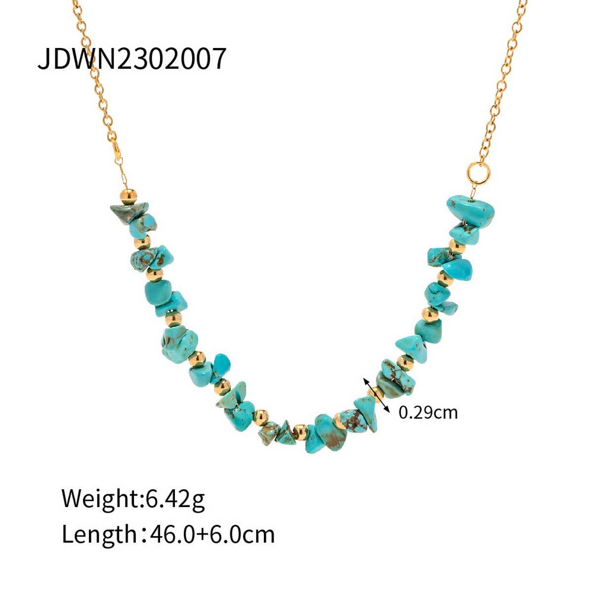 HIGH-END NATURAL STONE PENDANT NECKLACE