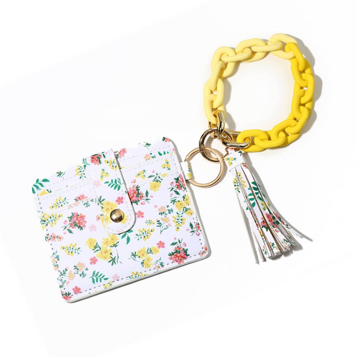 Macaron Wallet with Acrylic Clasp & Keychain_CWAB4962
