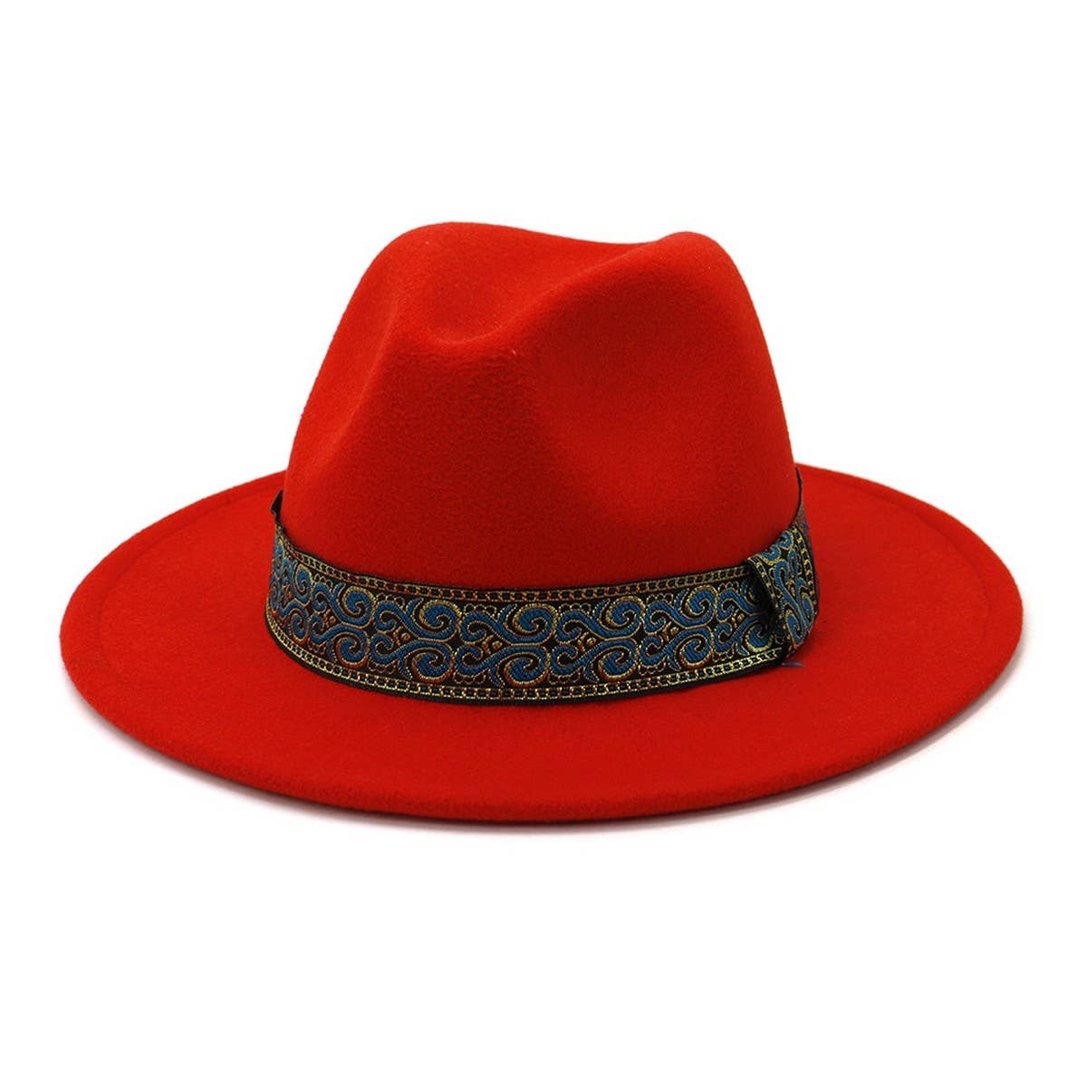 2024 NEW MEN'S AND WOMEN'S STRAIGHT BRIM JAZZ HAT_CWAH1776