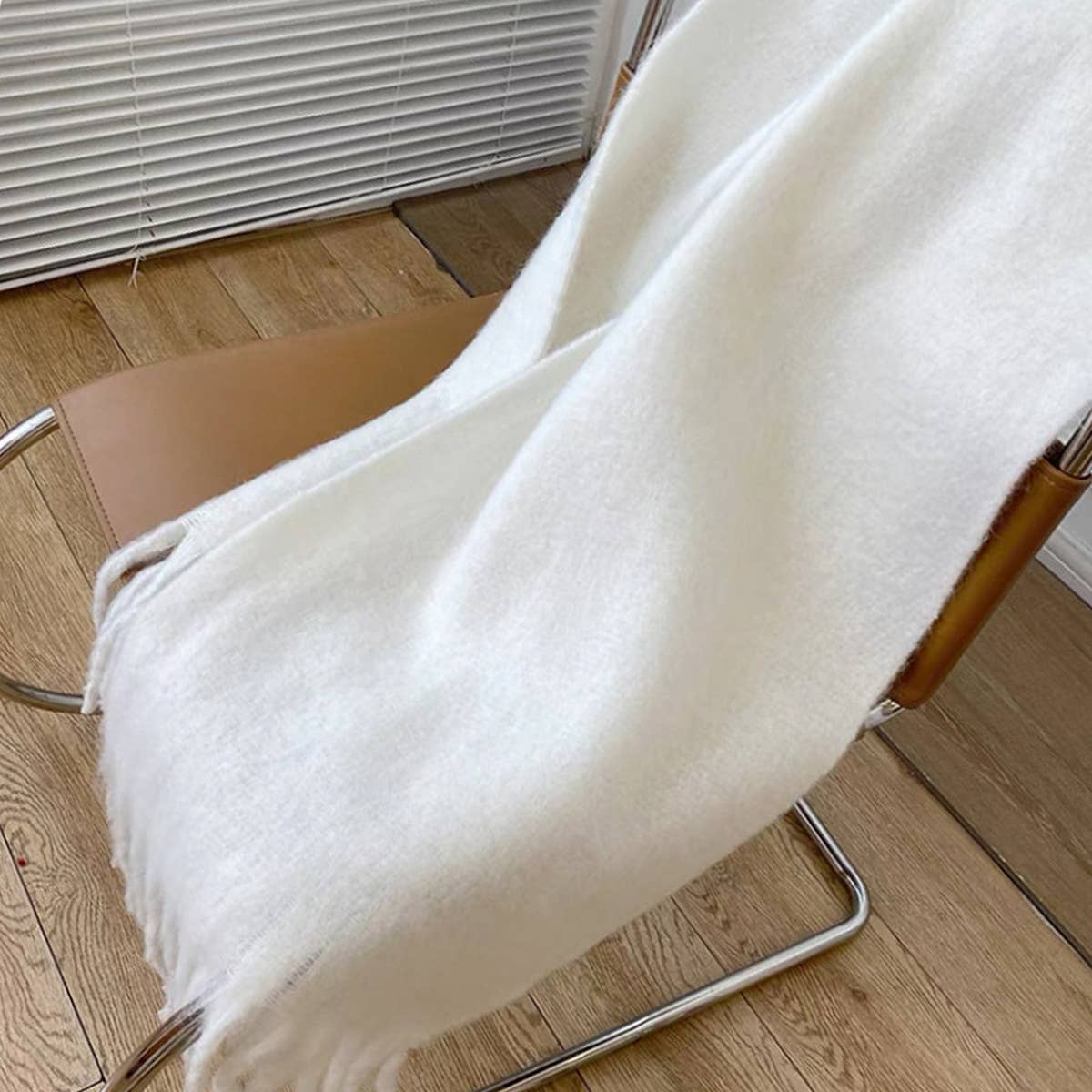 Soft Mohair Feel Scarf - Cozy Winter Wrap_CWASC0323