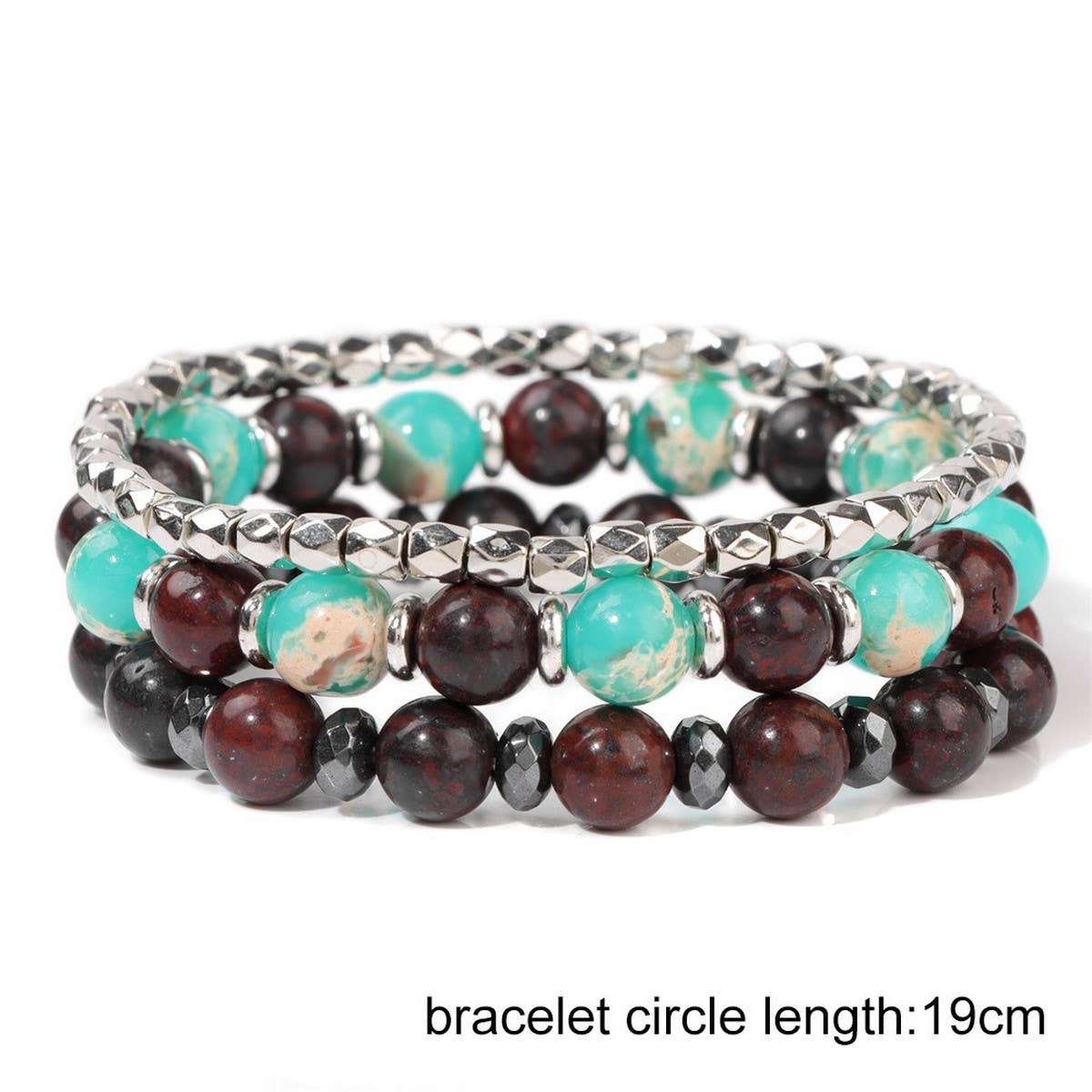 CWAJE4238_SHOUSHAN STONE BLACK GALLSTONE FASHION BRACELET