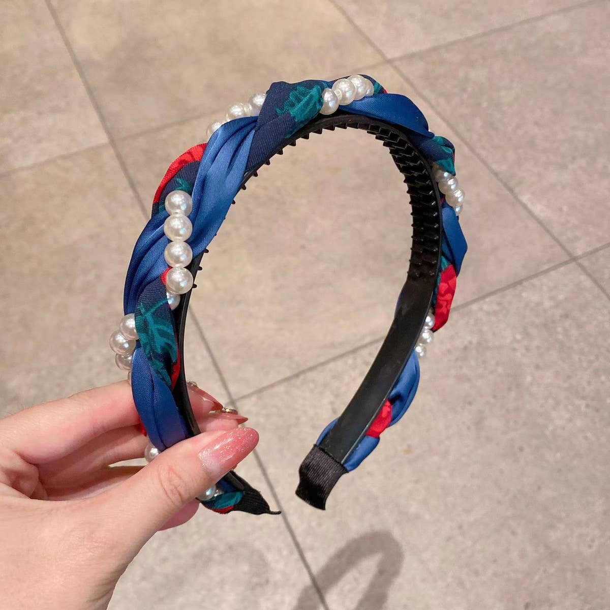 2024 NEW PEARL FLOWER HAND-WOVEN HEADBAND_CWAHA1704