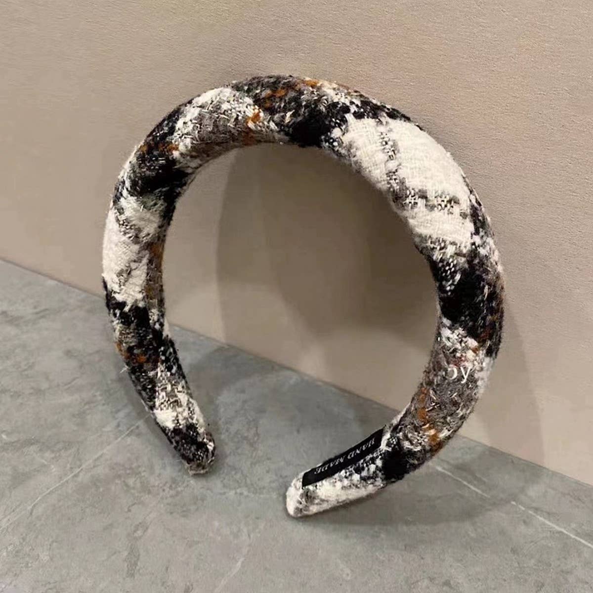 AUTUMN AND WINTER HIGH-END PLAID HEADBAND_CWAHA2865