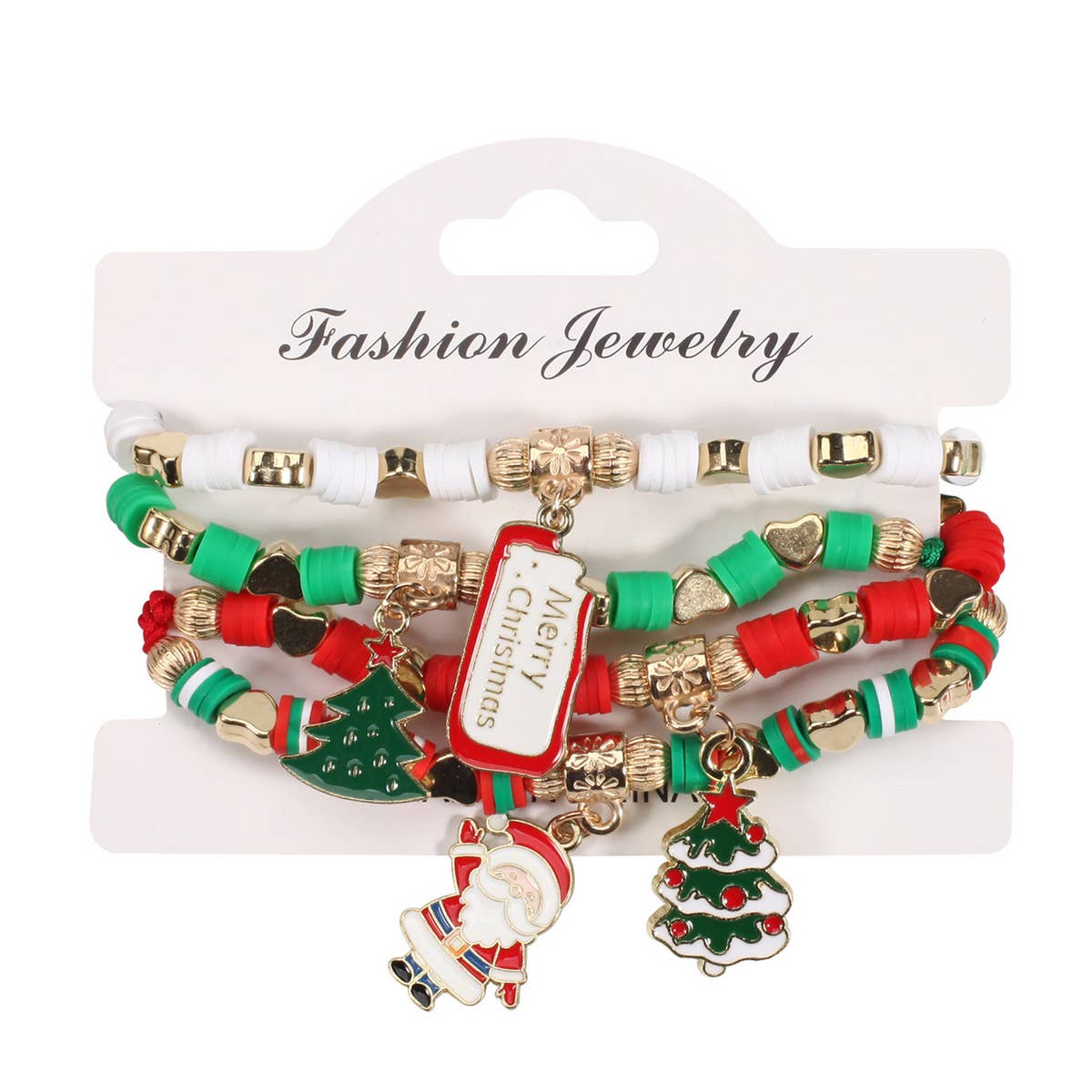 HAND-BEADED BRAIDED ADJUSTABLE BRACELET