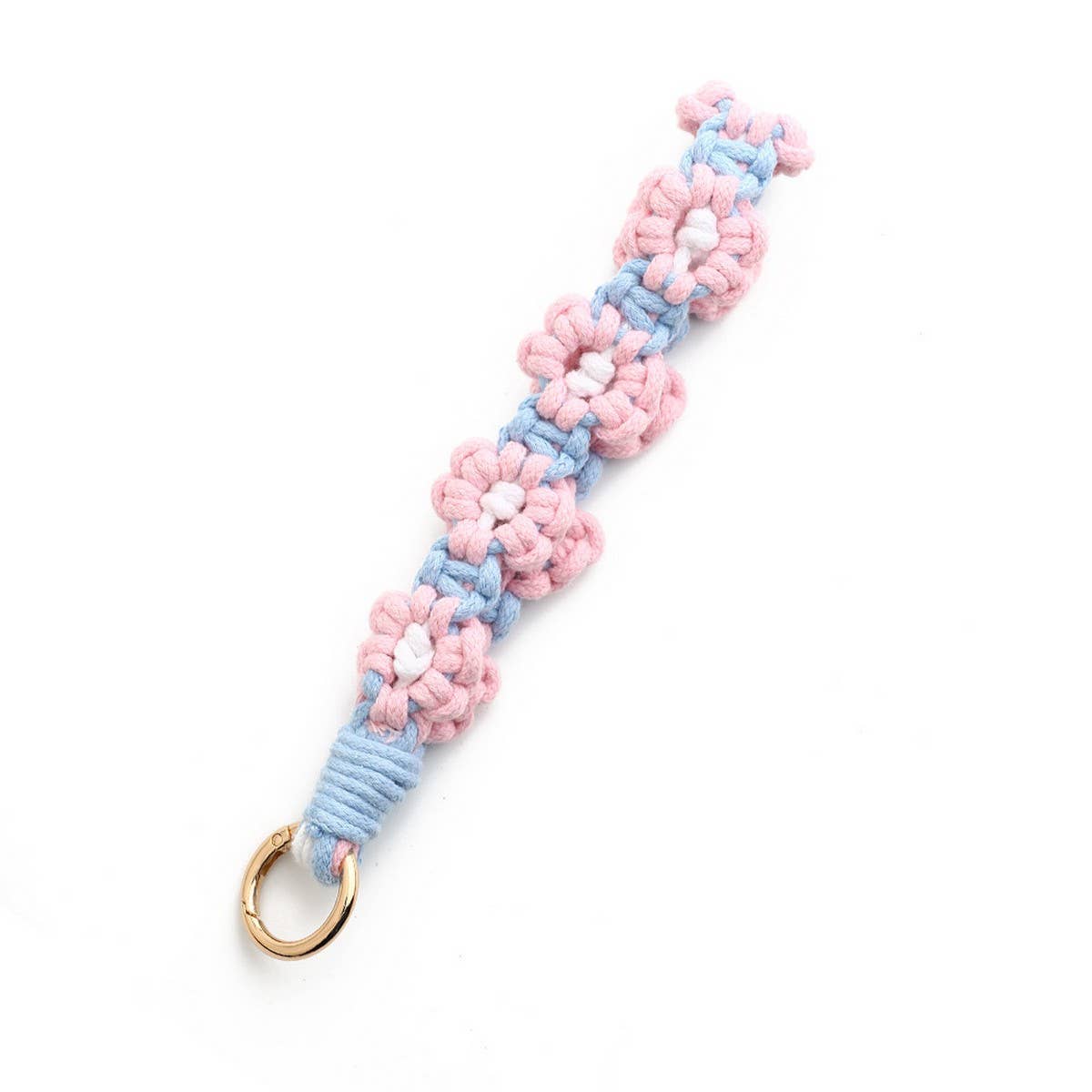 HANDWOVEN KEYCHAIN WRIST STRAP PENDANT