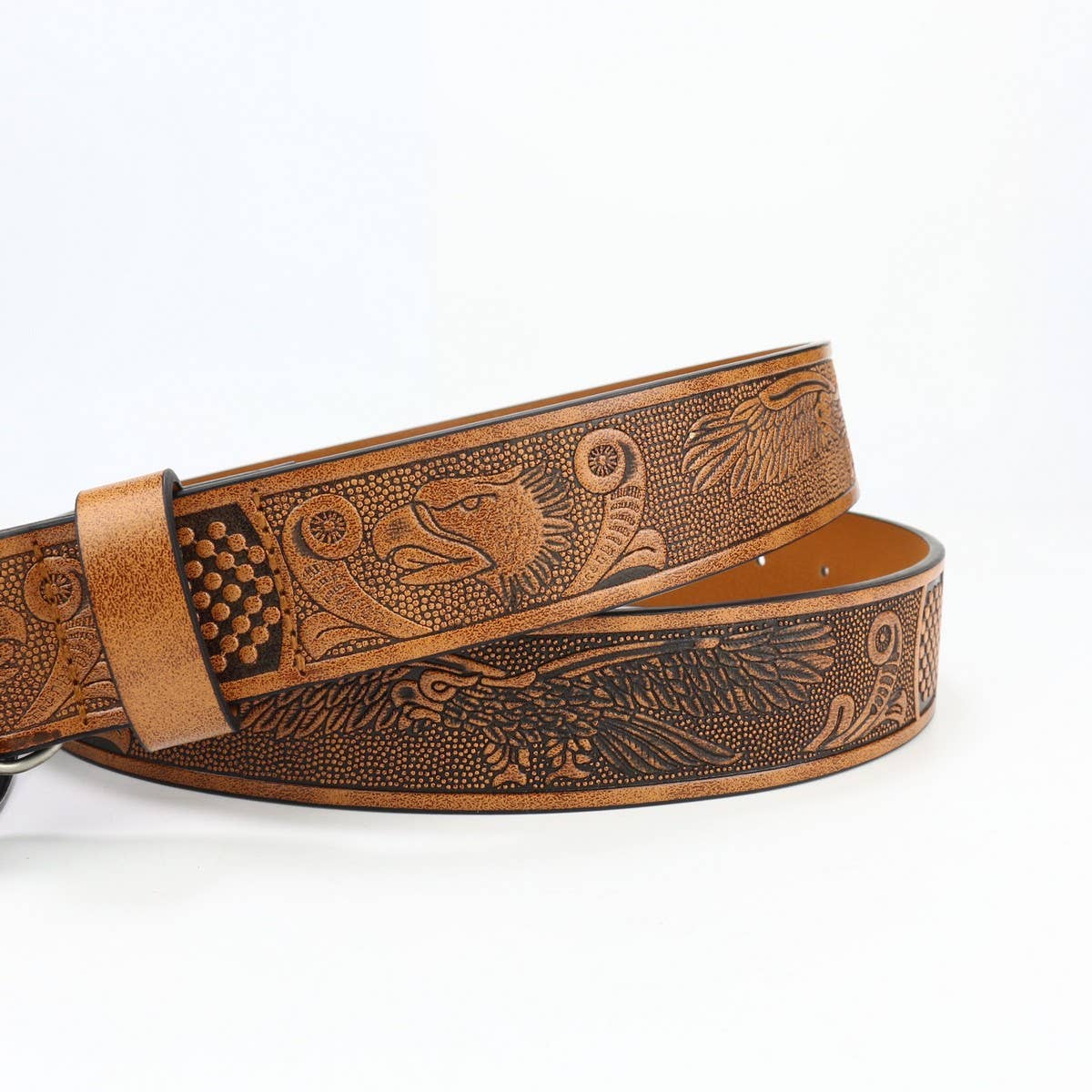 WESTERN STYLE RETRO EAGLE SHAPED BELT BUCKLE_CWABE0436