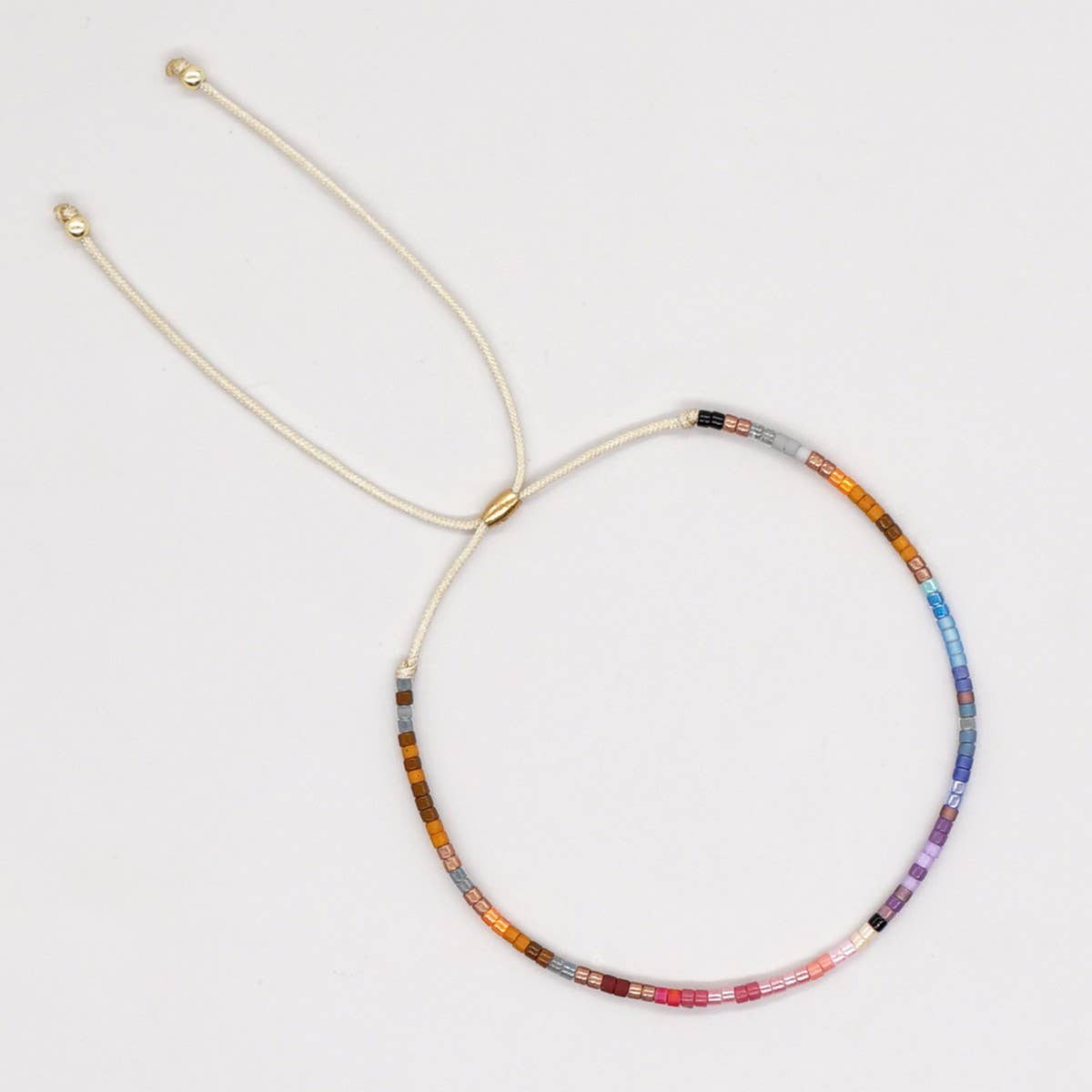 SIMPLE STYLE COLORFUL MILLET BEAD BRACELET_CWAB4637