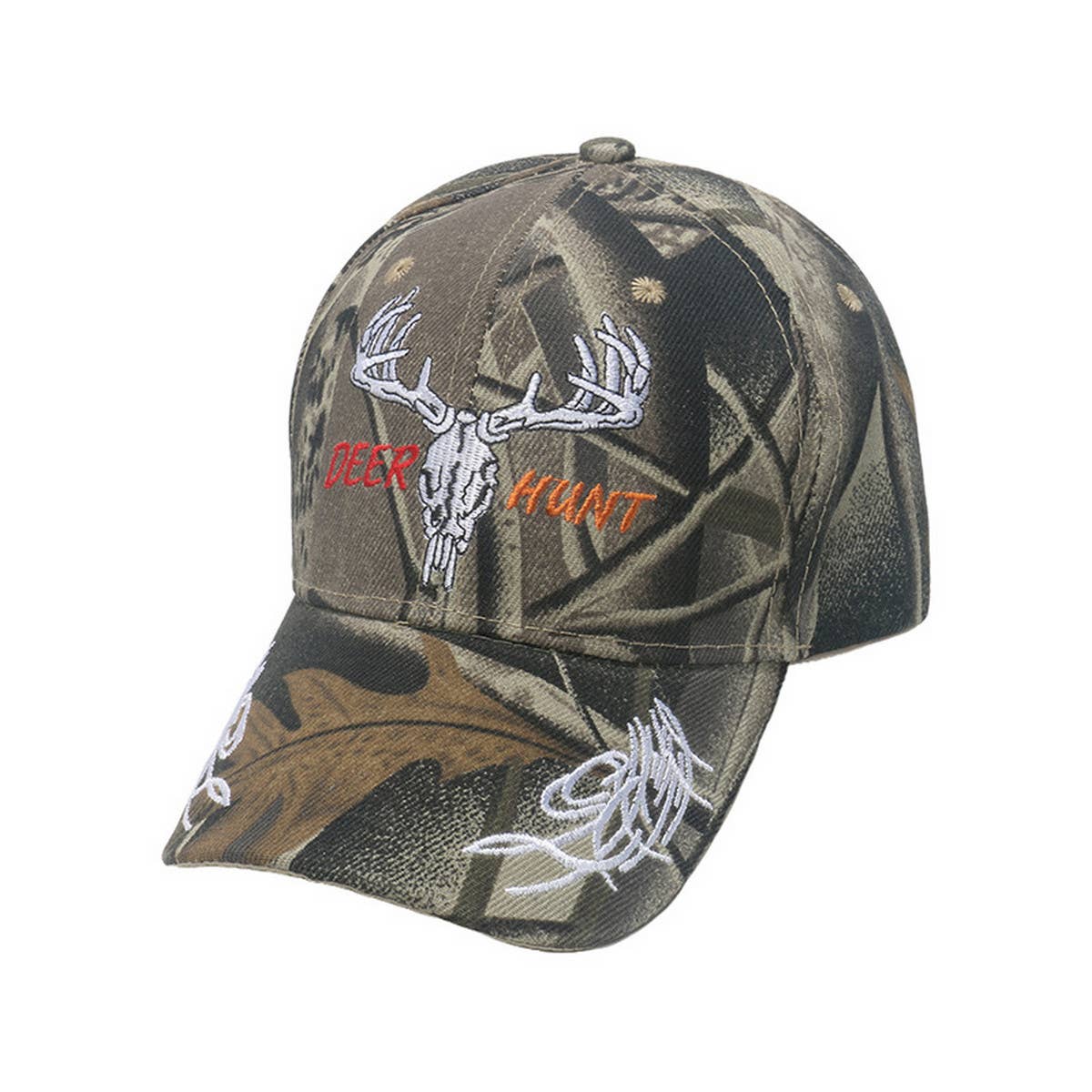 Camouflage Deer Antler Baseball Cap?“Outdoor Sun Hat CWAH1552