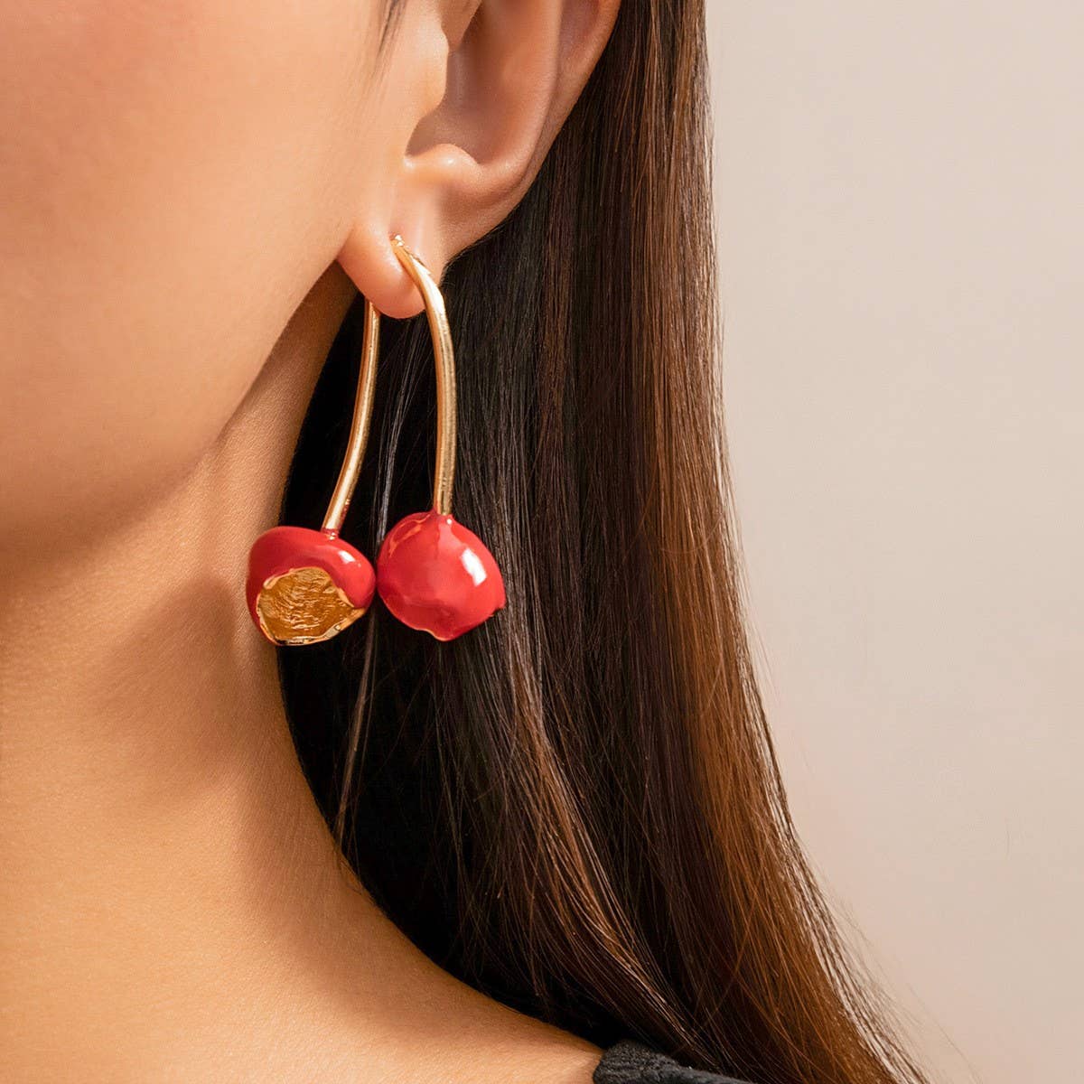SWEET DOPAMINE ALLOY FRUIT EARRINGS