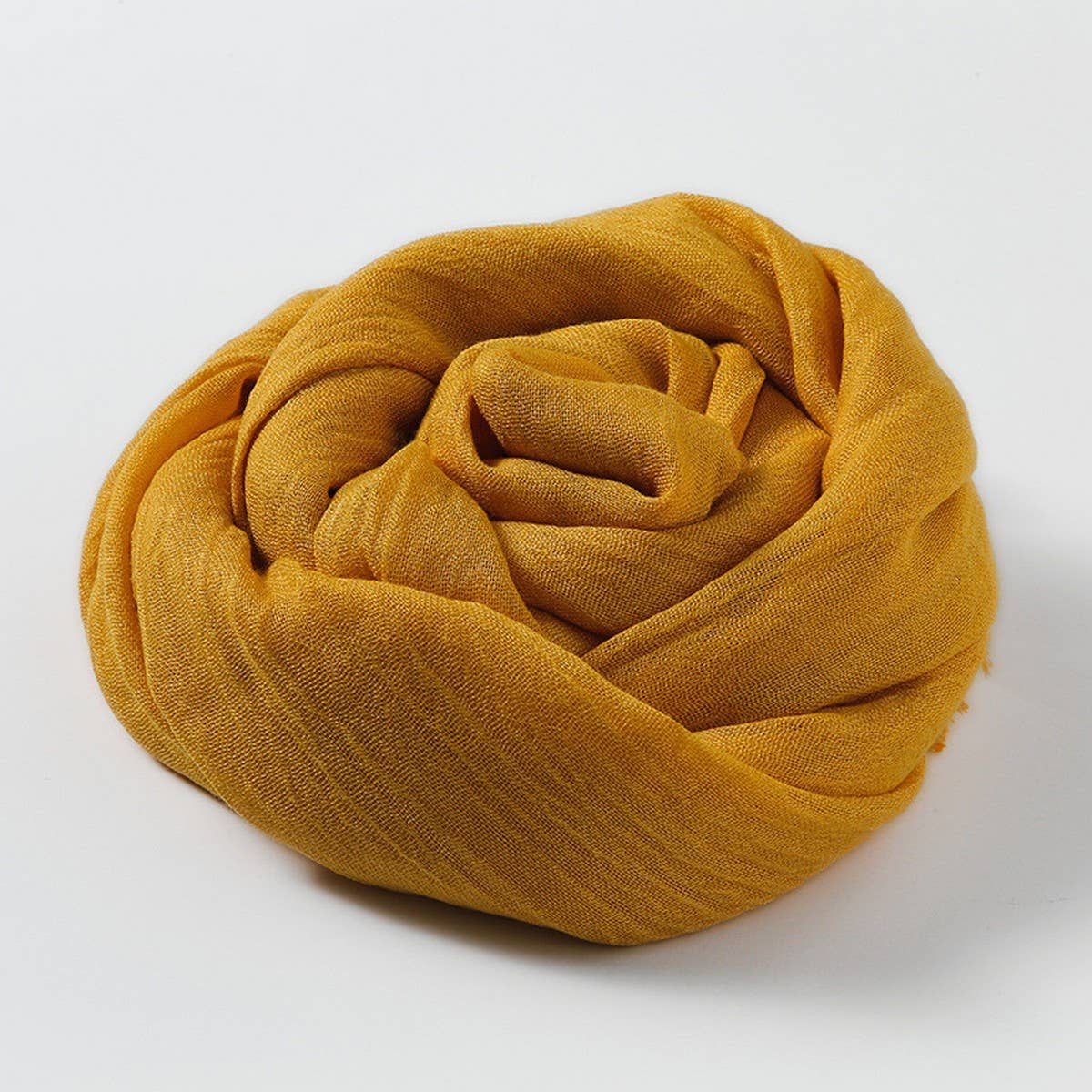 SOLID COLOR LONG LIGHTWEIGHT SCARF WRAP SHAWL_CWASC0204