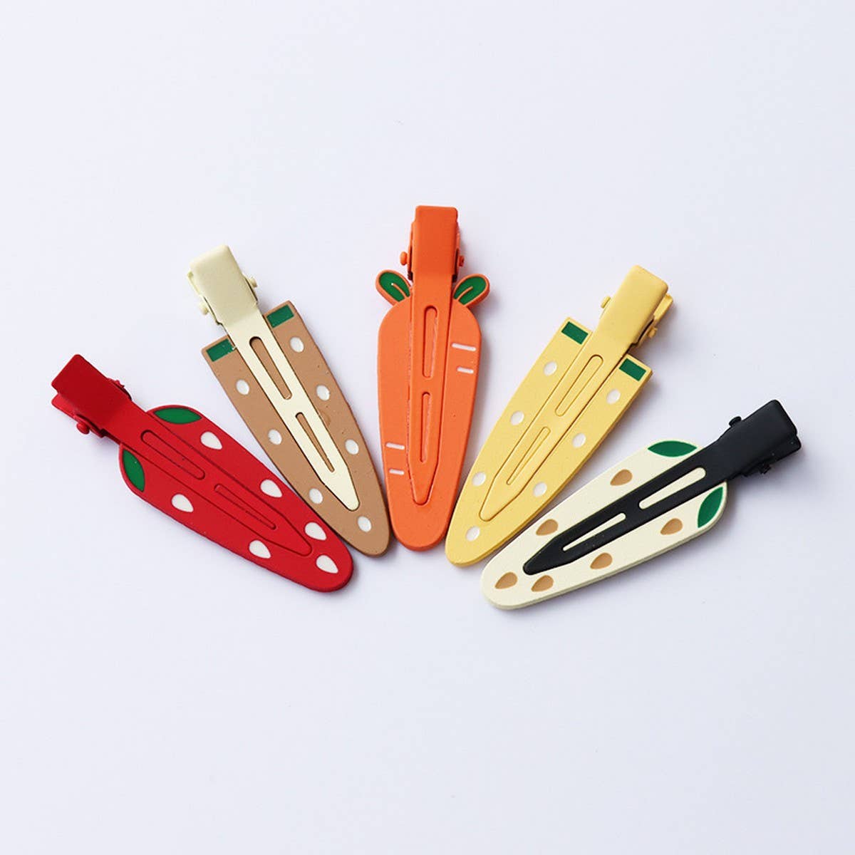 Metal Carrot Hair Clip, No-Crease Side Bang Pin