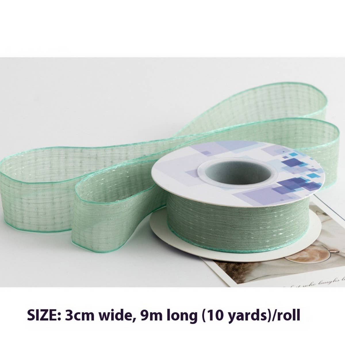 DIY DECORATIVE POLYESTER HAIR RIBBON