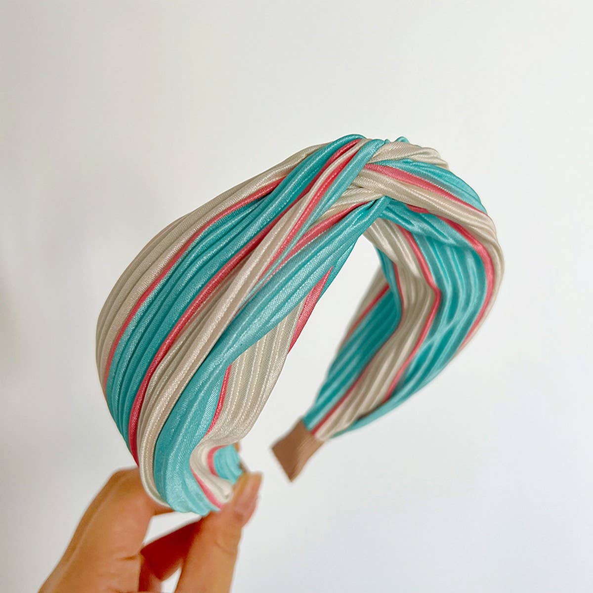 TEMPERAMENT CONTRASTING COLOR CROSS HEADBANDS_CWAHA1154