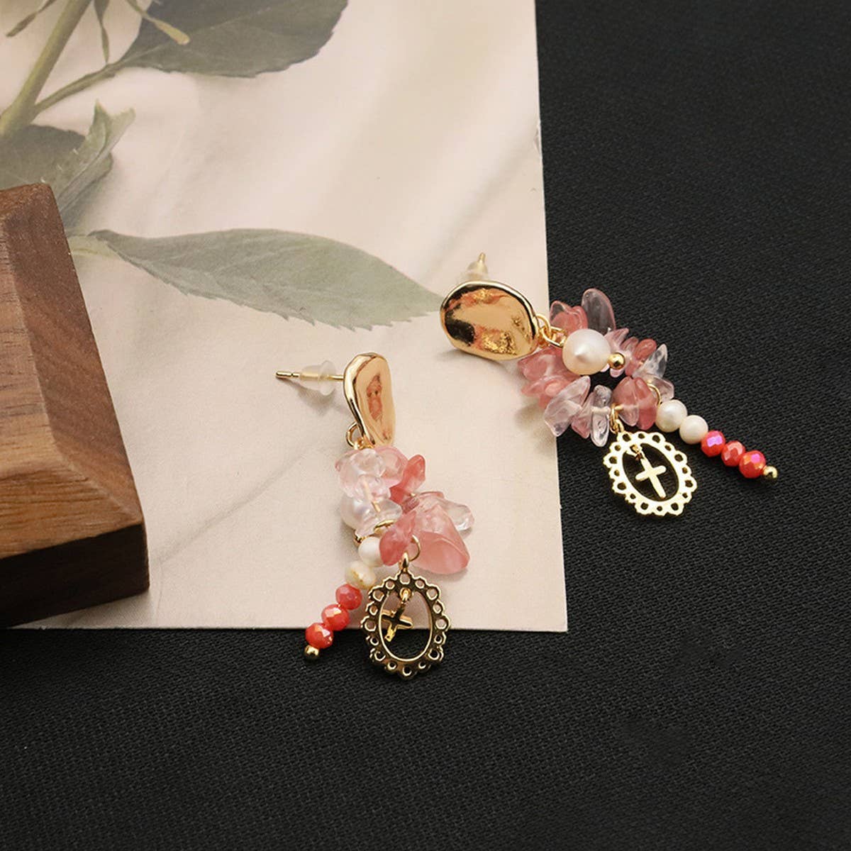 NEW NATURAL FRESHWATER CUTE PEARL EARRINGS