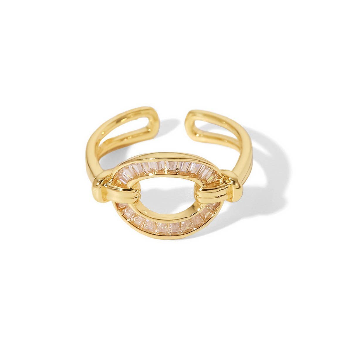 HORSESHOE BUCKLE OPEN VERSATILE RING