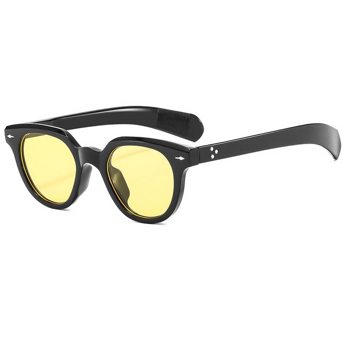 FASHIONABLE OVAL LEOPARD PRINT SUNGLASSES
