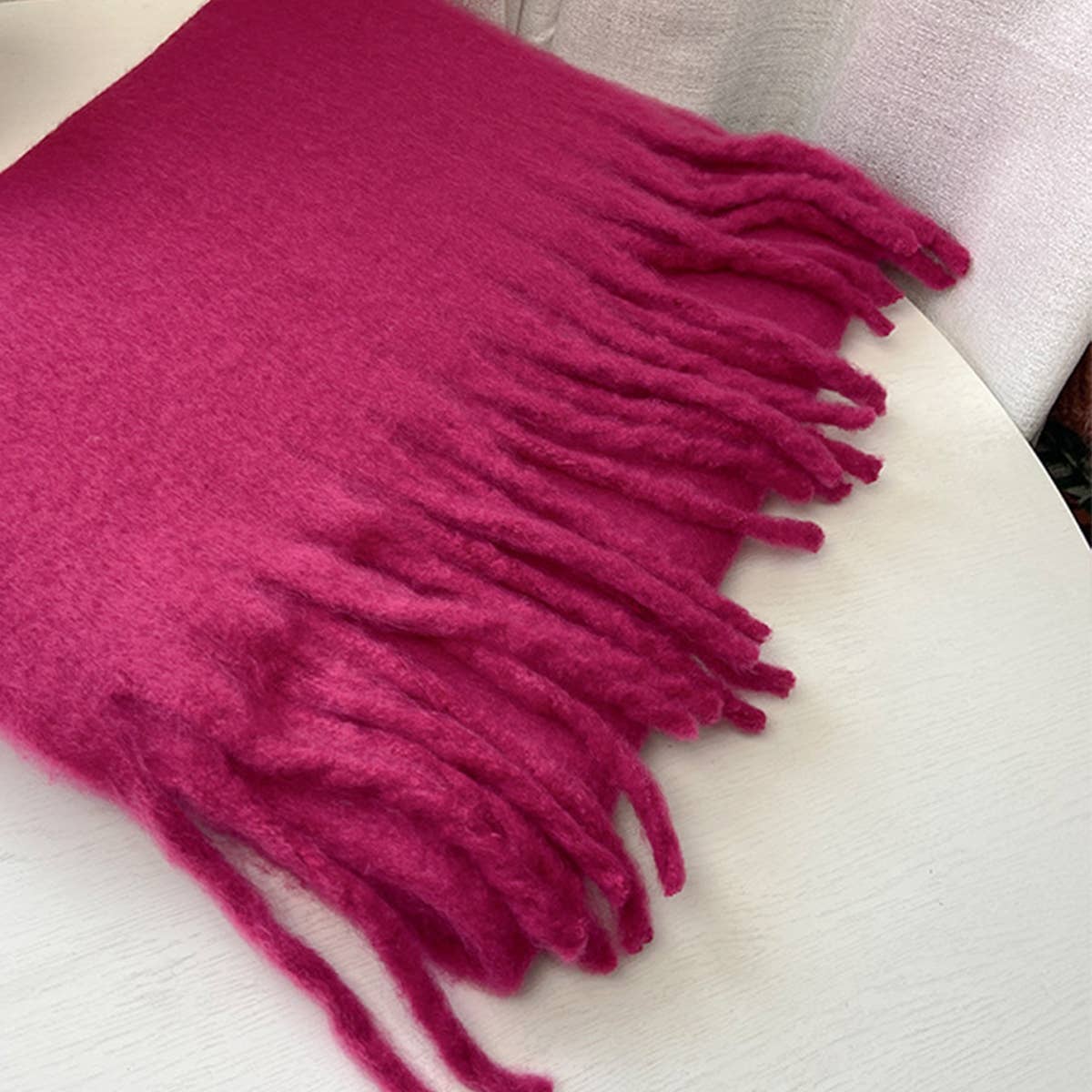 Soft Mohair Feel Scarf - Cozy Winter Wrap_CWASC0323