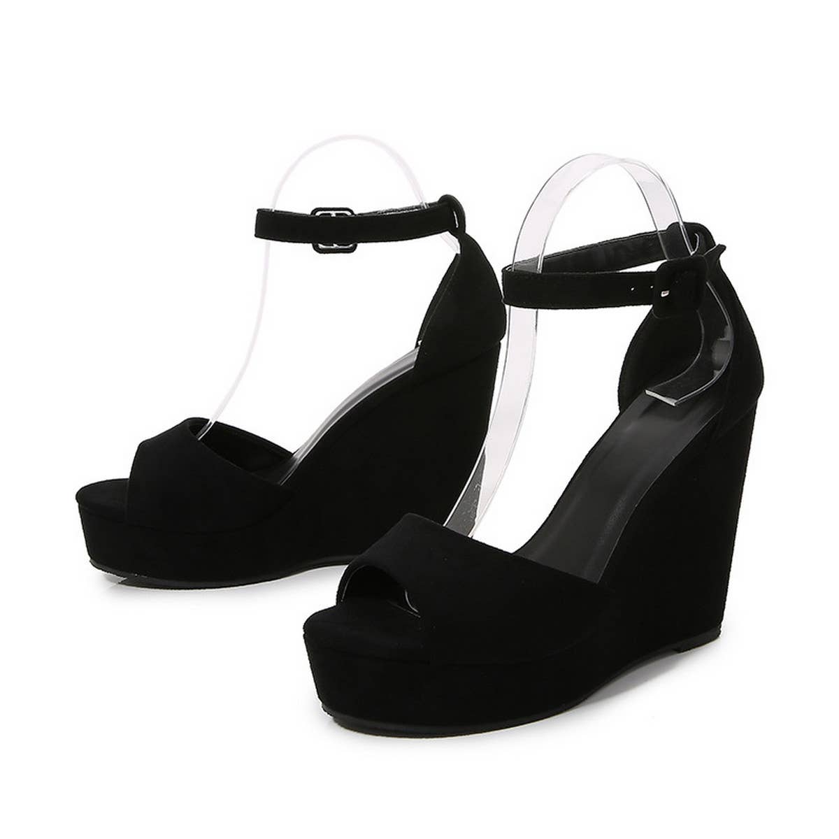 NEW STYLE FISH MOUTH BAG AND STRAPPY HIGH HEELS_CWSHH0130