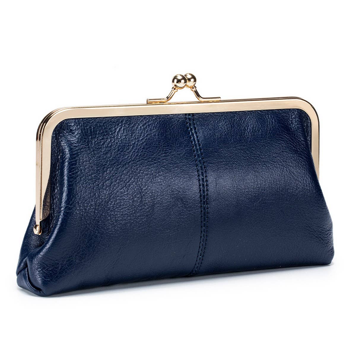 LARGE CAPACITY SIMPLE RETRO CLIP BAG LONG WALLET_CWAB3740