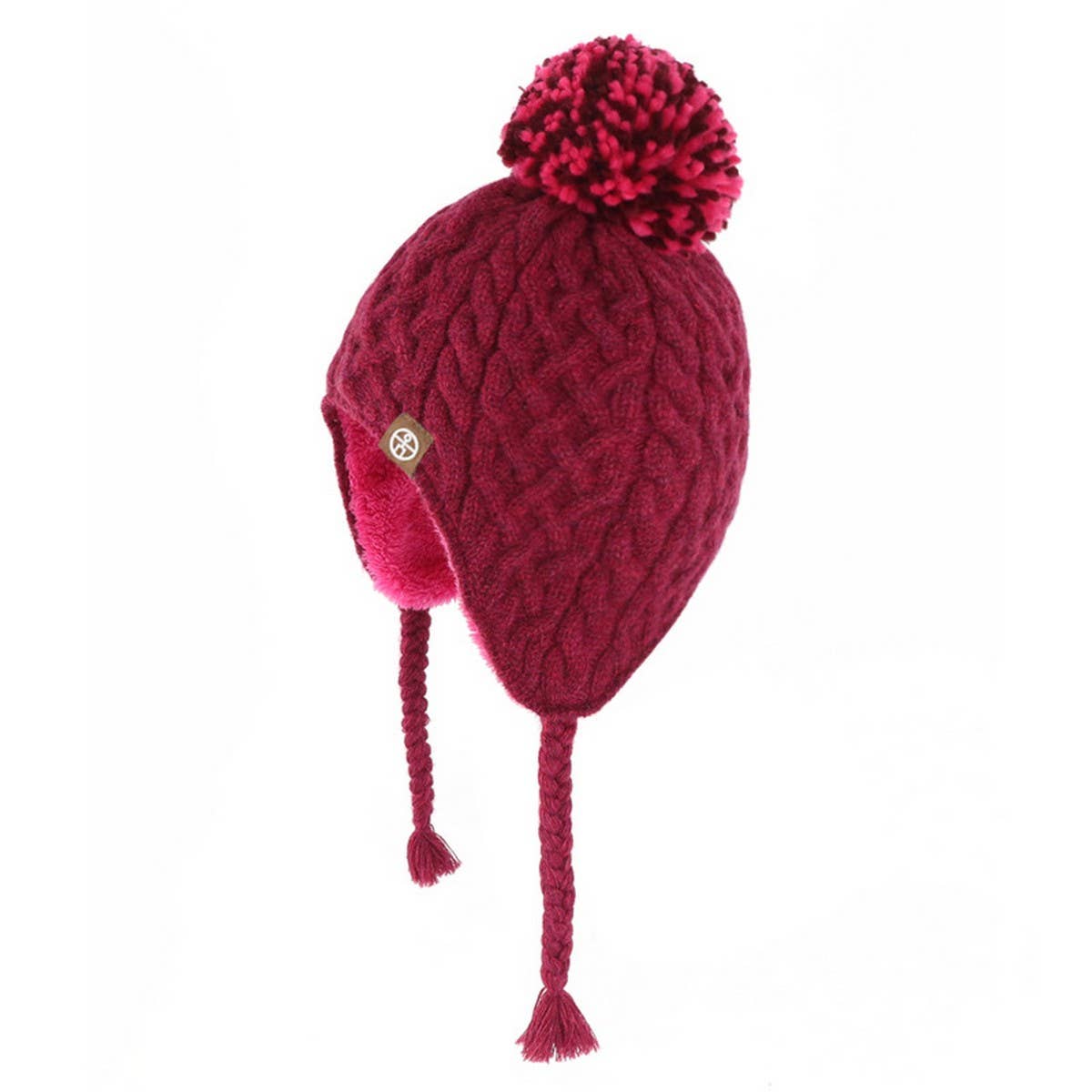 WINTER COLD PROTECTION THICKENED WOOL BALL HAT_CWAH2457