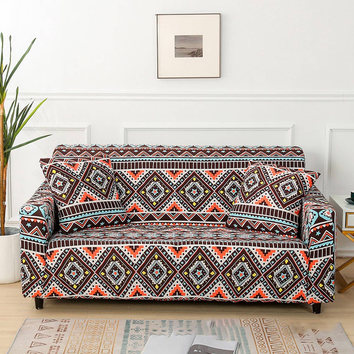Stretch Sofa Cover, Nordic Style, All Seasons_CWMM8318