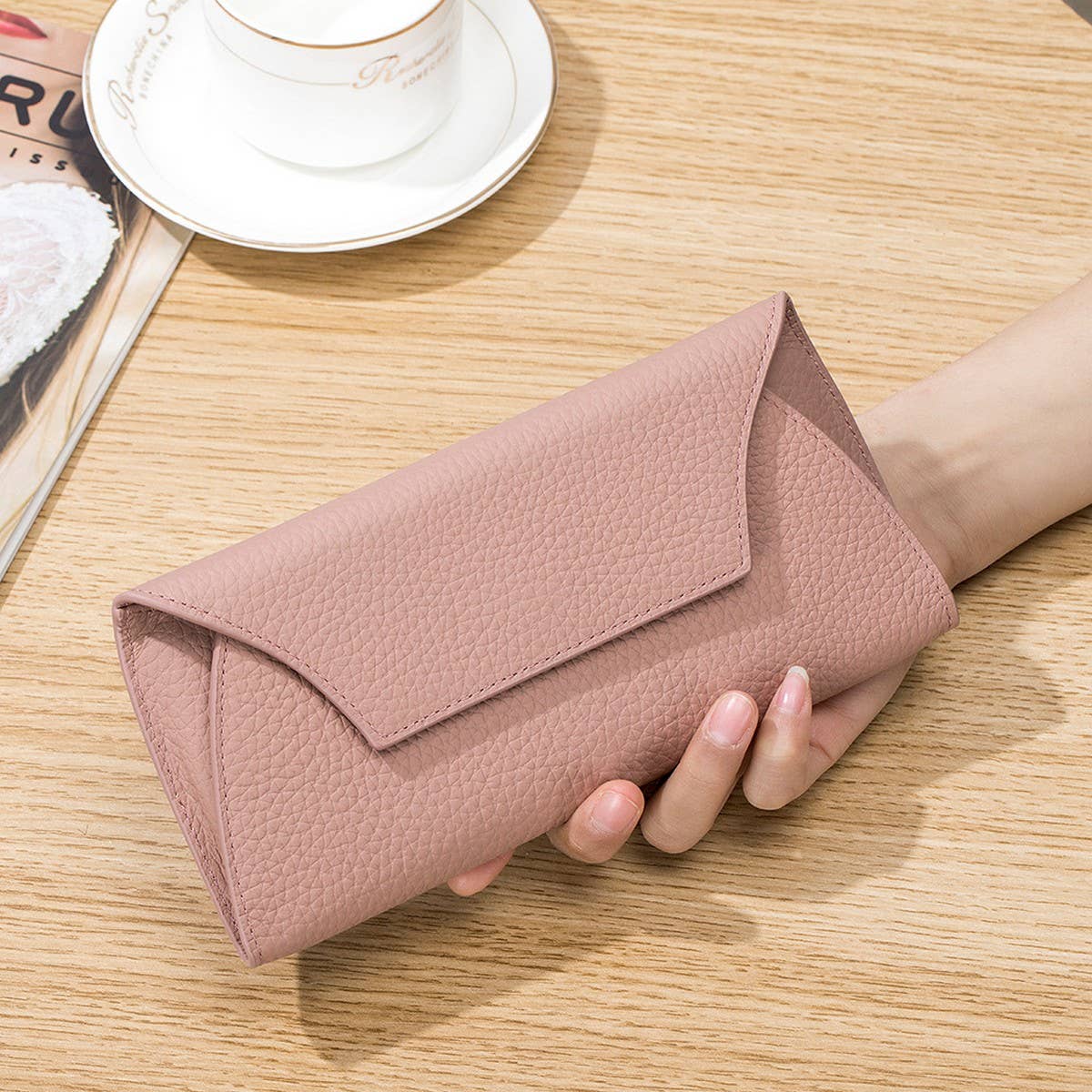 GENUINE LEATHER ULTRATHIN SIMPLECOWHIDE LONG WALLET_CWAB3738