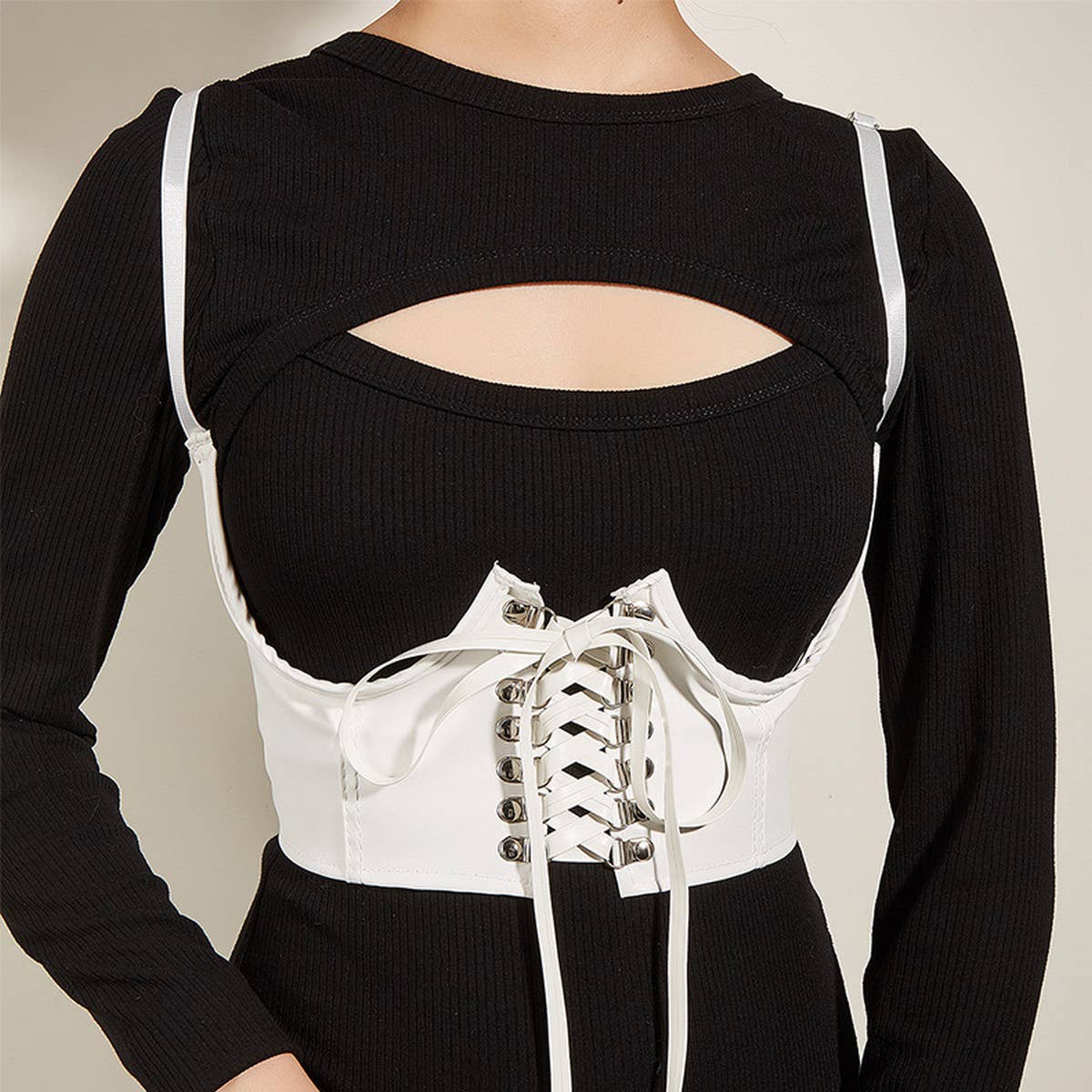 WOMEN UNDERWIRE SLIM FIT BRA WAIST CORSET_CWABE0258