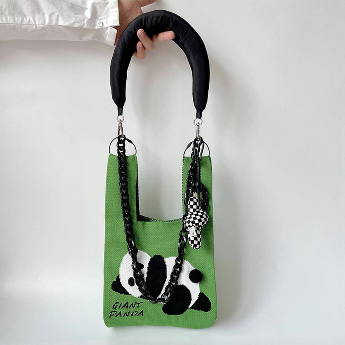 ADJUSTABLE KNITTED SHOULDER STRAP CHAIN BAG STRAP_CWMM1071