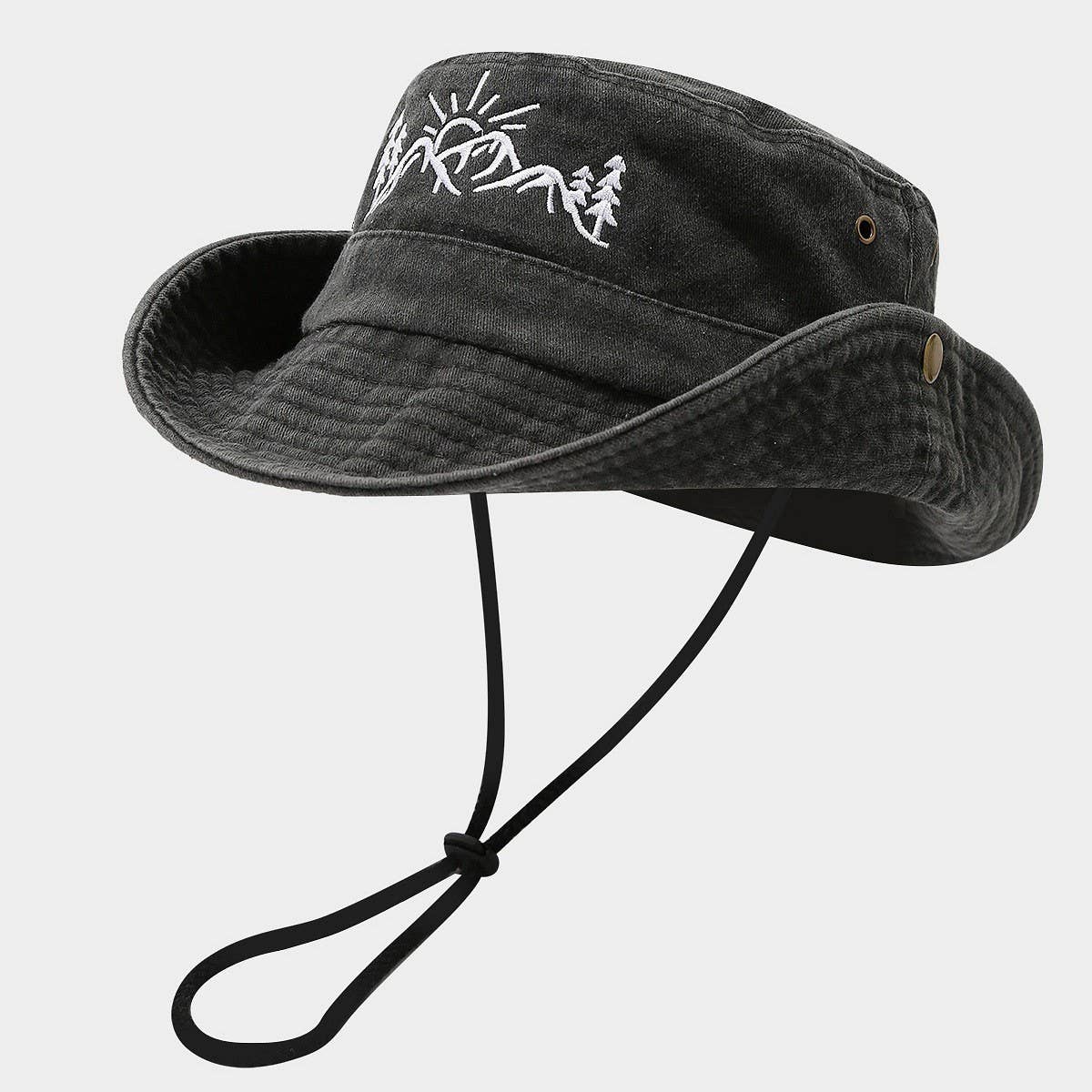 Vintage Wide Brim Embroidered Sun Hat for Women_CWAH3885