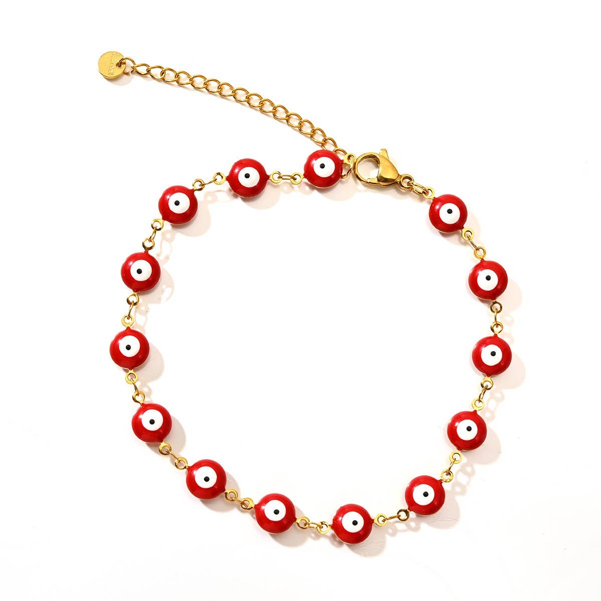 Classic 18K Stainless Steel Evil Eye Bracelet