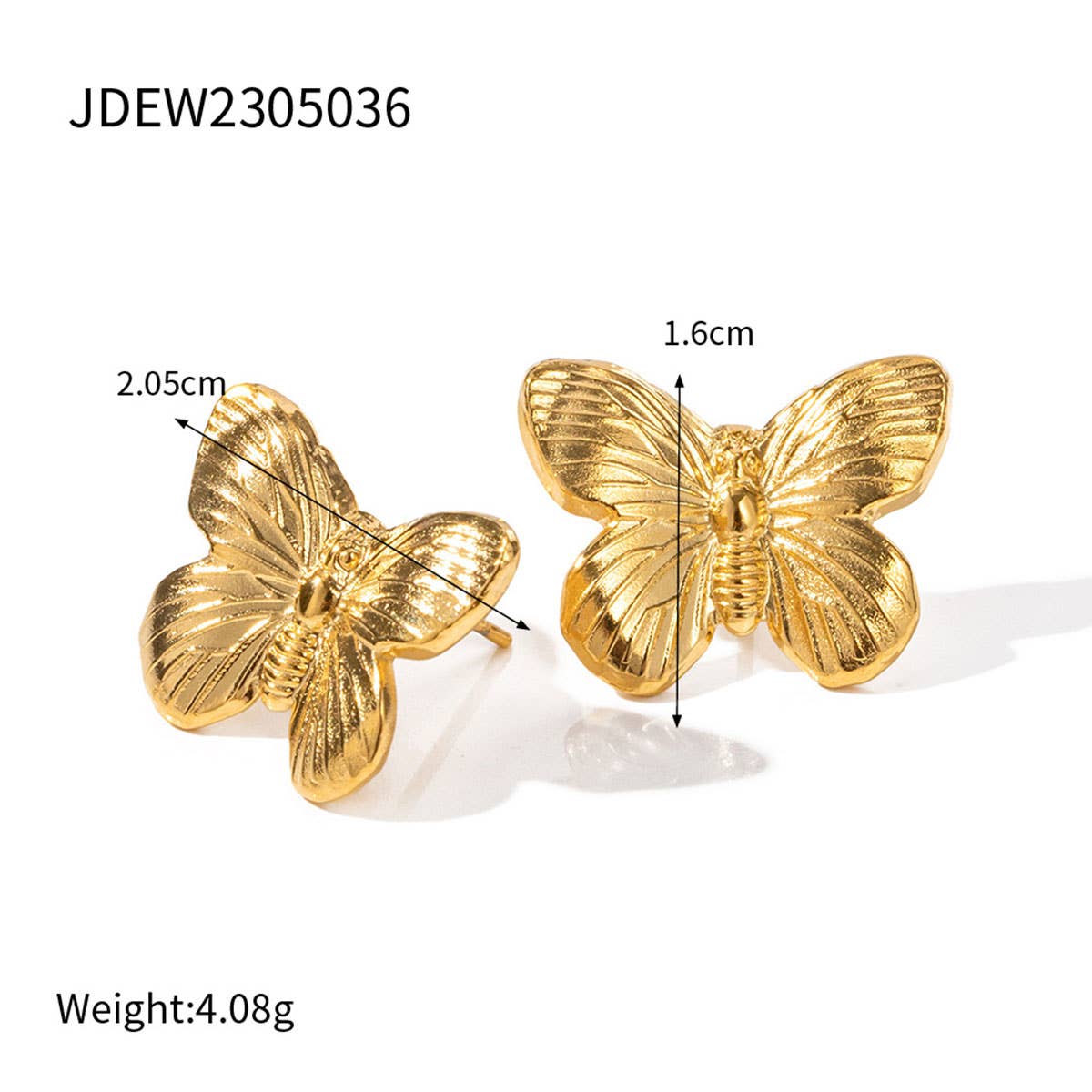 VINTAGE BUTTERFLY NECKLACE EARRINGS RING SET