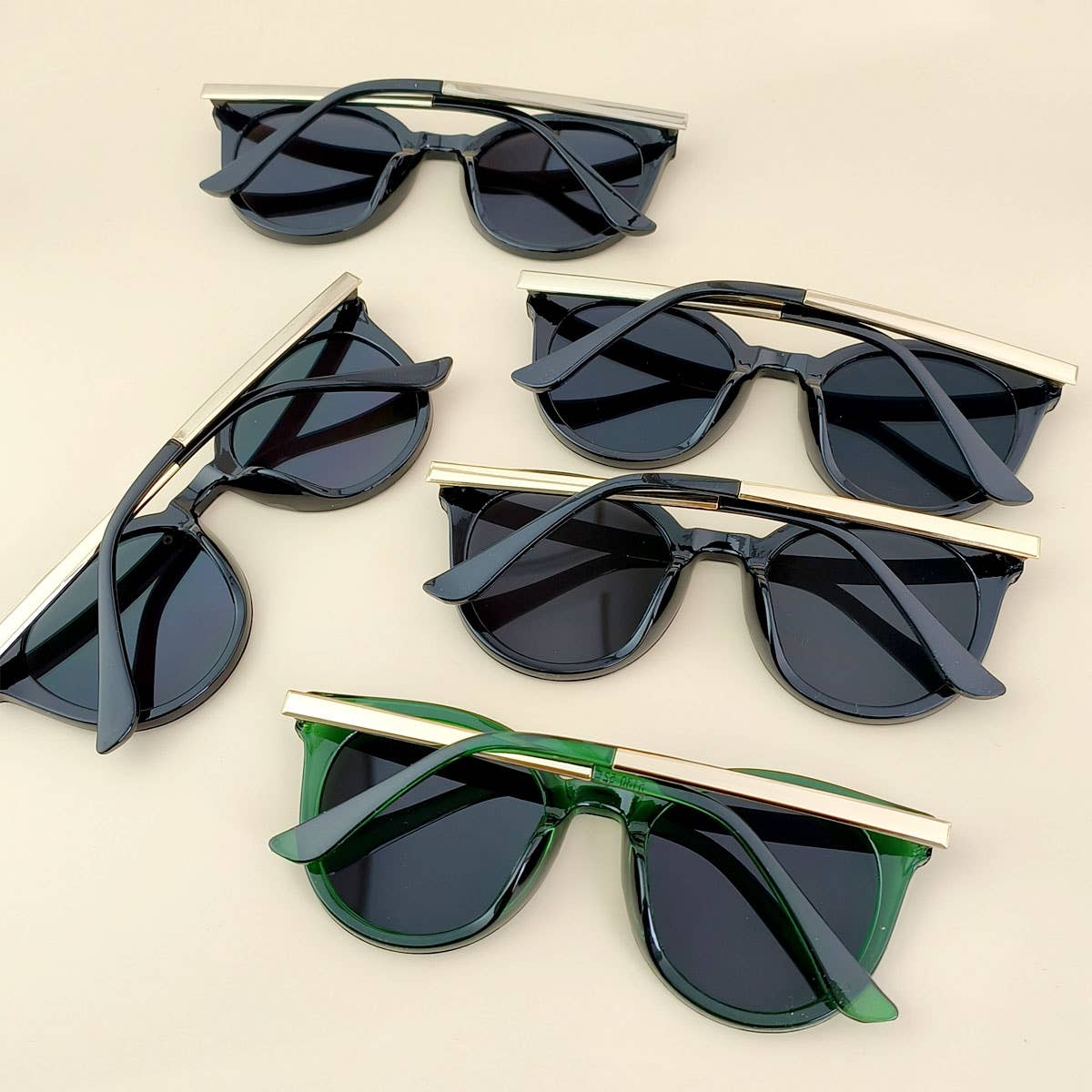 TRENDY FASHION ROUNDED SUNGLASSES