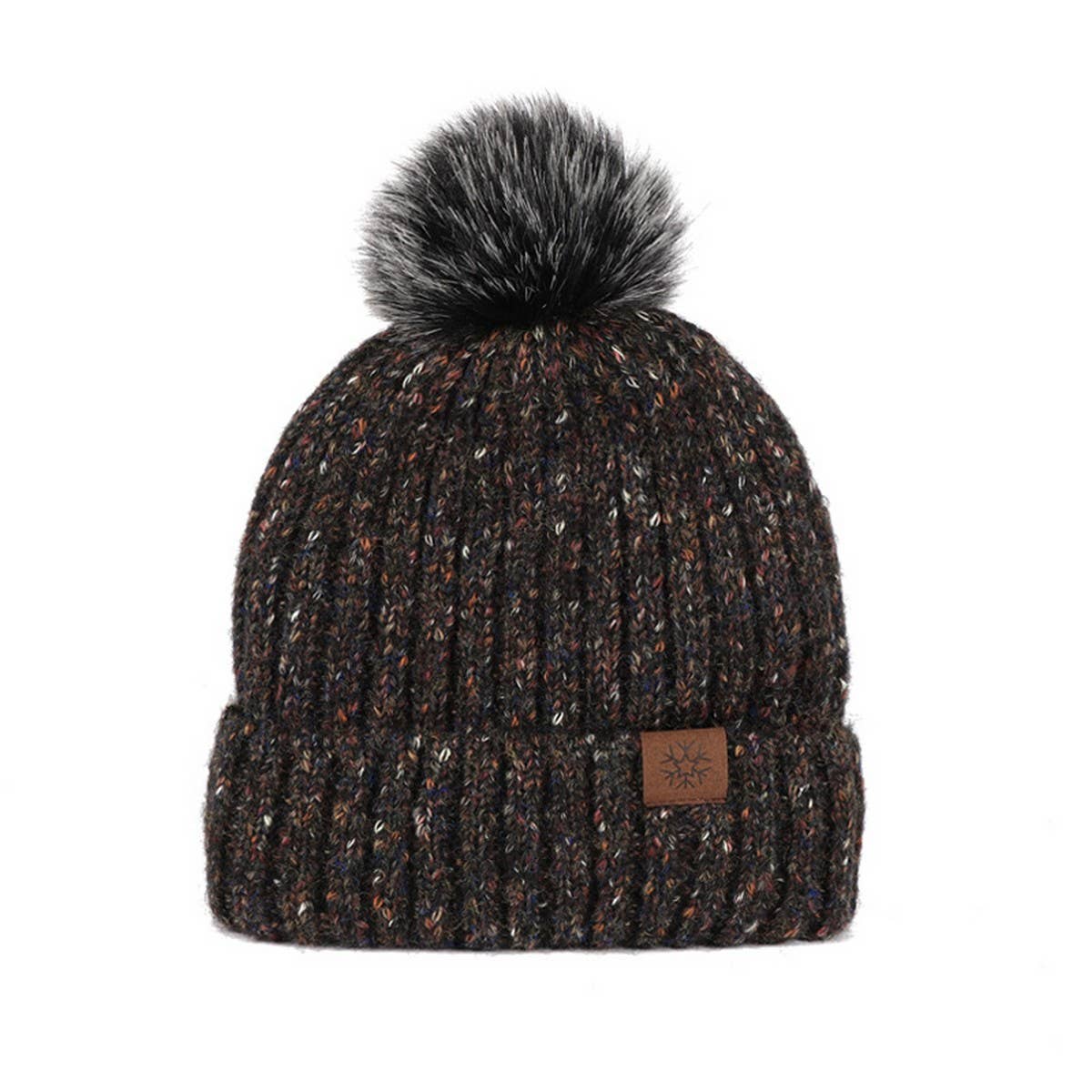NEW WINTER OUTDOOR WARM PLUSH BALL KNITTED HAT_CWAH2452
