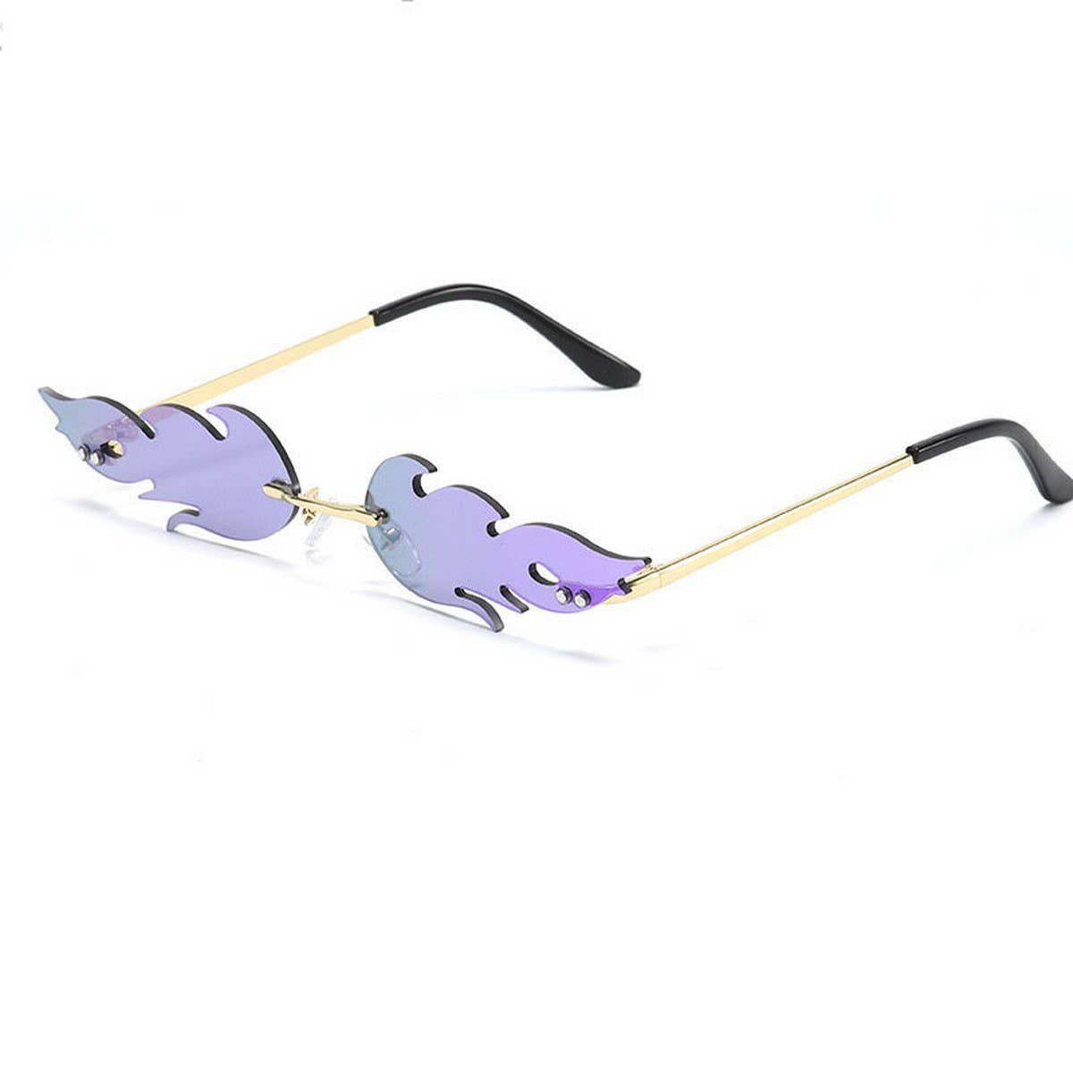 STATEMENT FLAME METAL FRAMELESS SUNGLASSES_CWASG0710