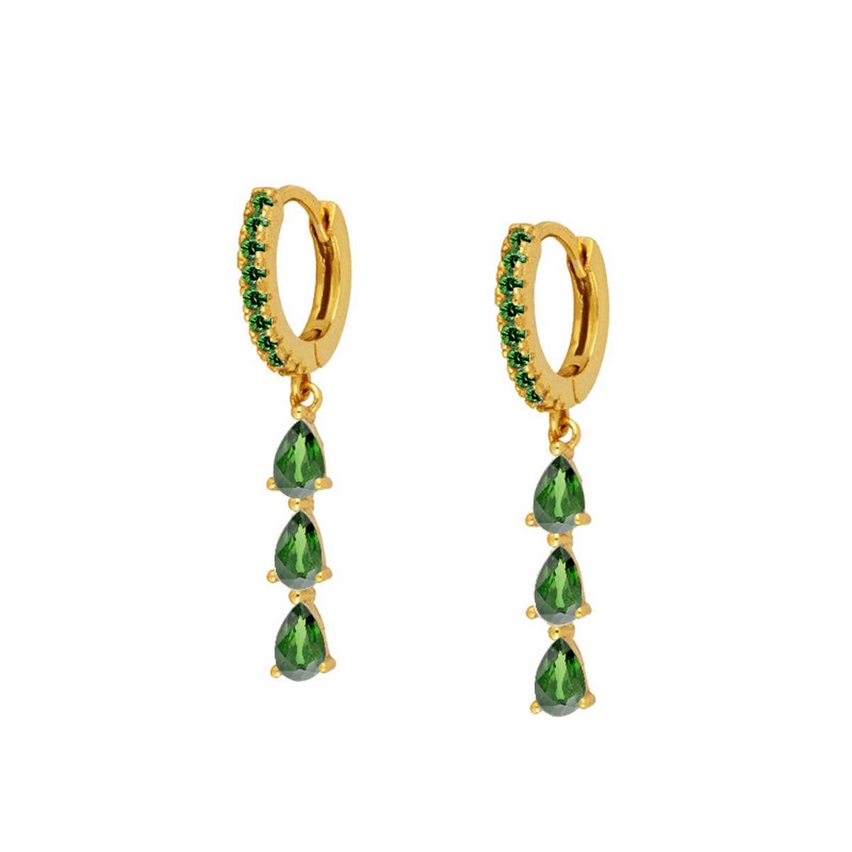 TEARDROP SHAPE MINIMALIST FASHION EARRINGS
