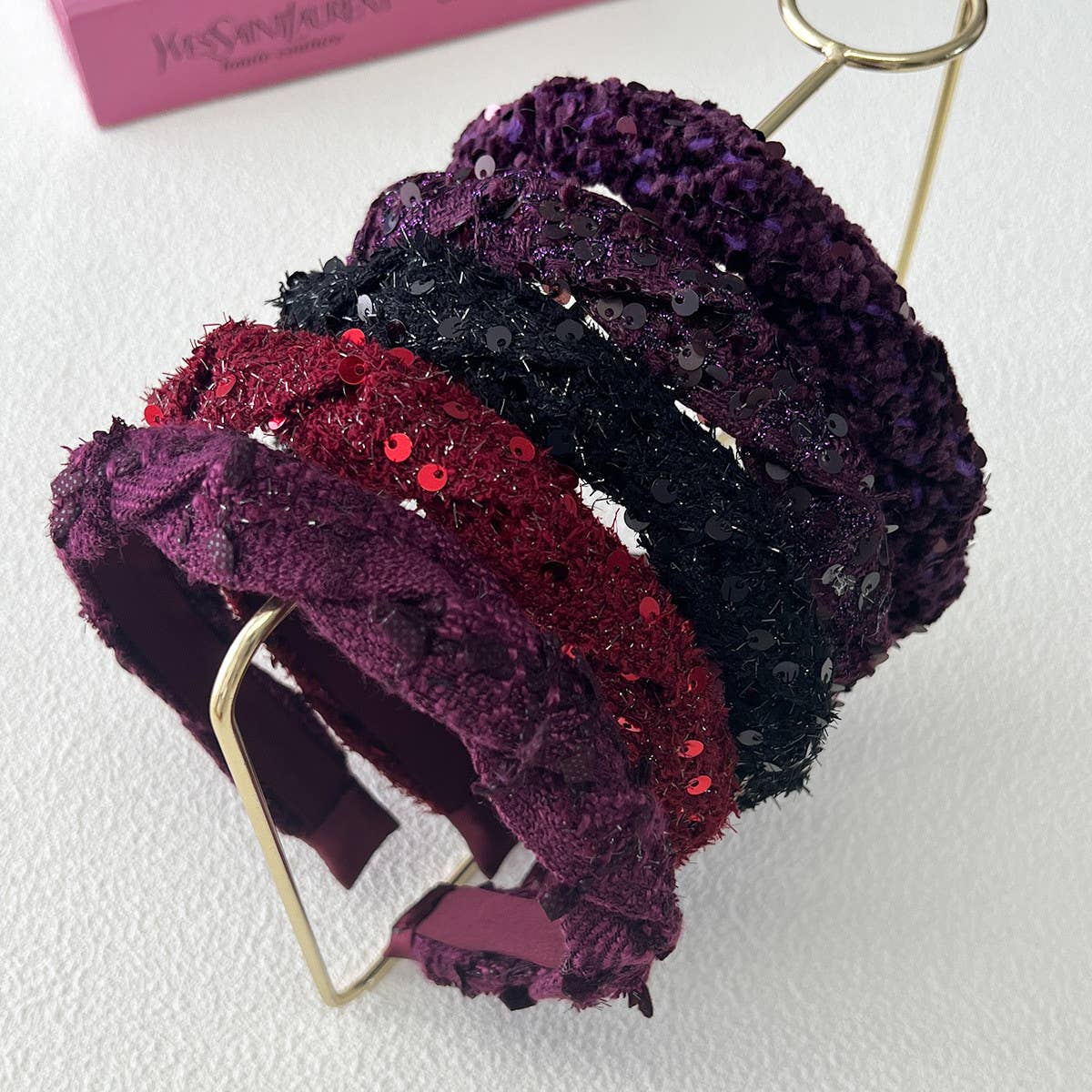 PERSONALIZED CROSS BRAID HAIRBAND_CWAHA2834