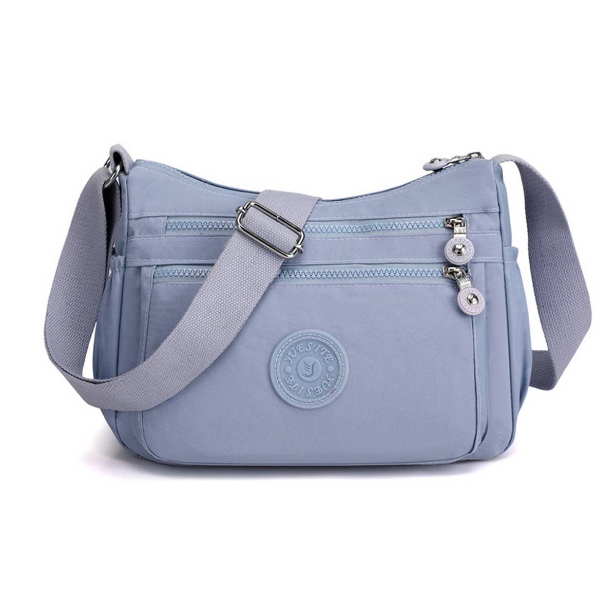 SIMPLE AND ELEGANT NYLON CROSSBODY SHOULDER BAG