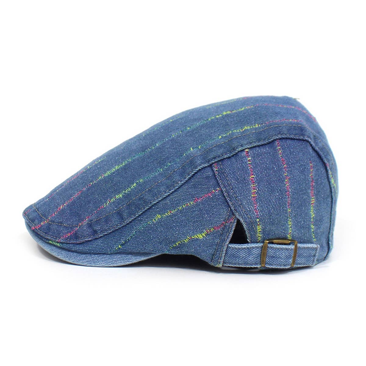 2024 NEW COLOR STRIPED FORWARD CAP BERET_CWAB2923
