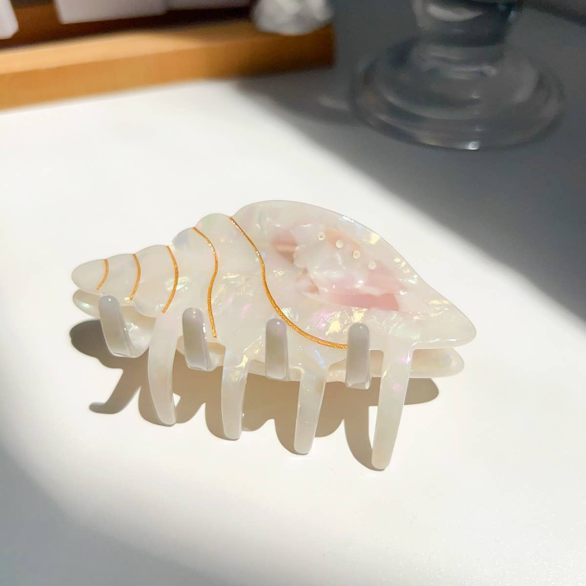 SMALL FRESH CONCH PERSONALITY FUN CUTE HAIRPIN_CWAHA1502