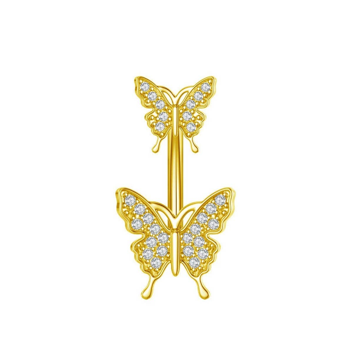 Zircon Belly Piercing Set – Mixed Charm Styles_CWMM9188