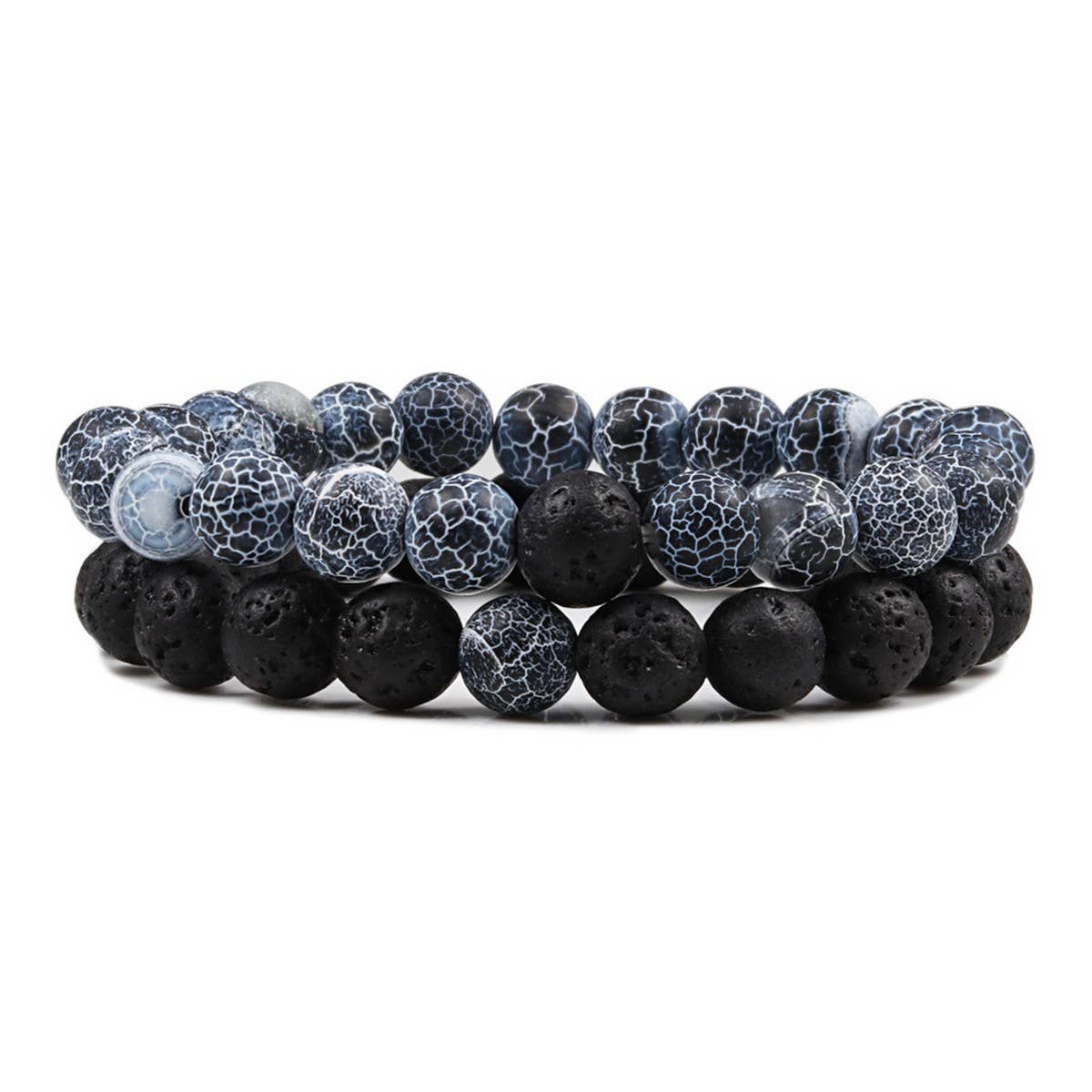 CWAJE4225_NATURAL AGATE ELASTIC AROMATHERAPY BRACELET