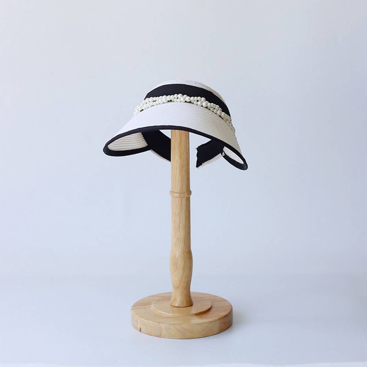 Summer high quality pearl sun hat_CWAH3571