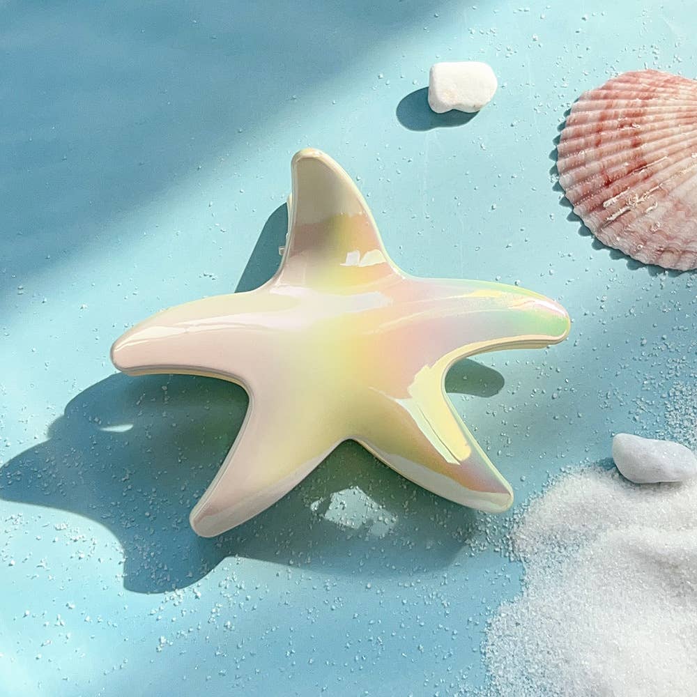 Starfish gradient color electroplated hairpins