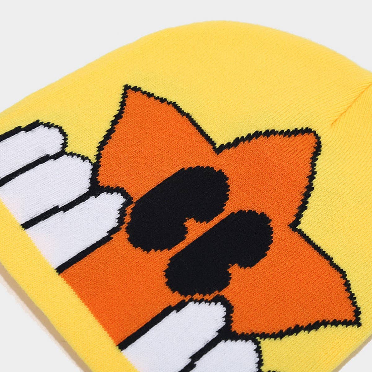 CUTE CARTOON PATTERN WINTER KNITTED HAT