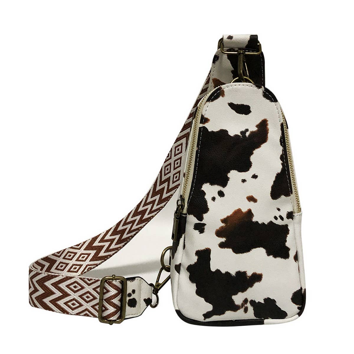LEOPARD PRINT OUTDOOR SPORT BACKPACK CROSSBODY BAG_CWAB1398
