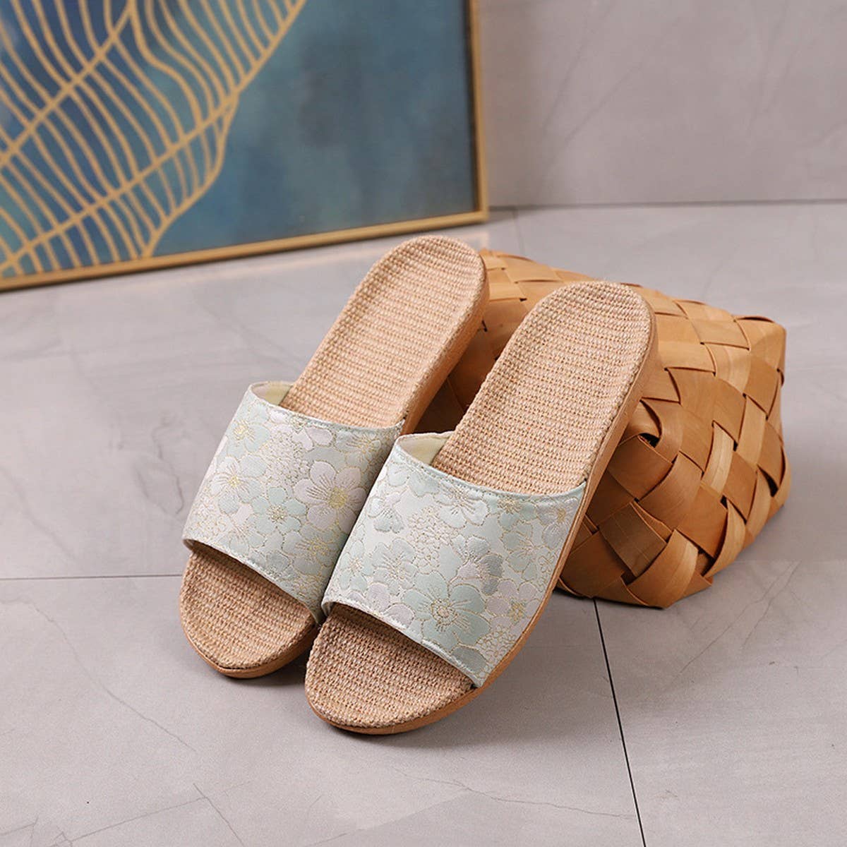 Breathable Linen Satin Sliders for Home & Out_CWSHF0189