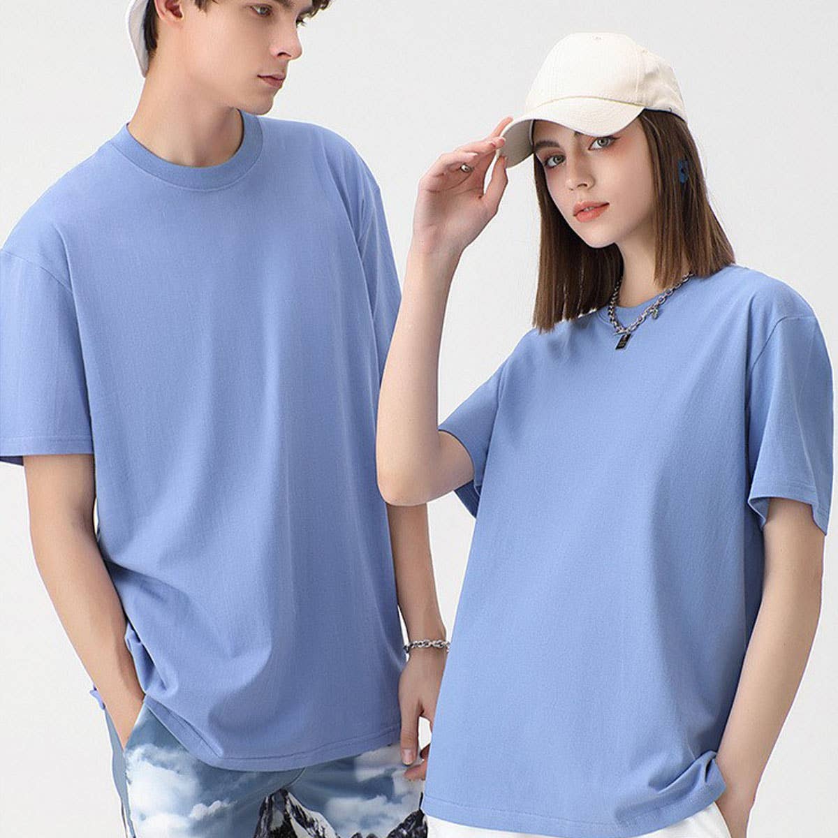 230g Heavyweight Combed Cotton T-Shirt – Blank & Oversized