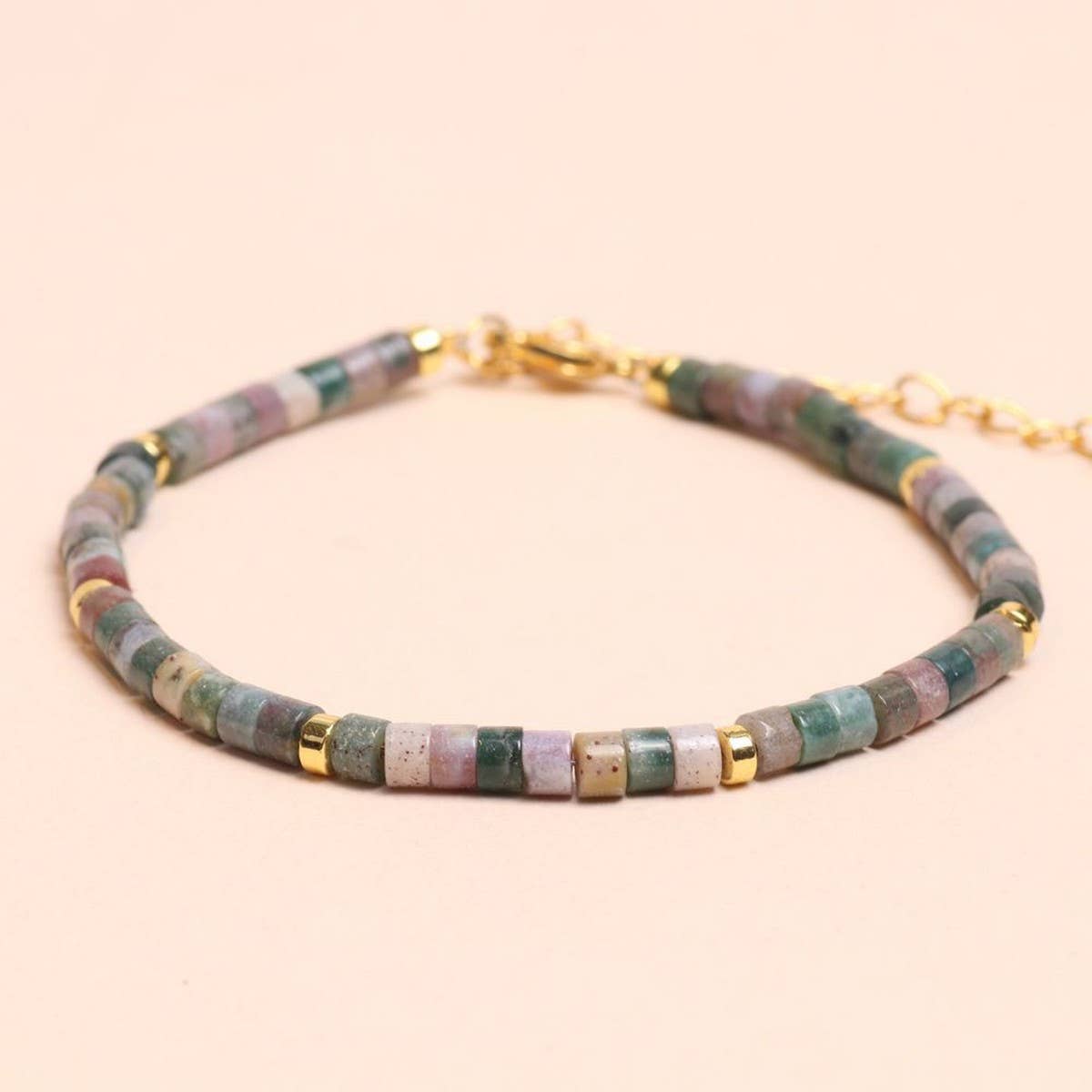 INDIAN TUBE BEAD YOGA FRIENDSHIP BEADED BRACELET